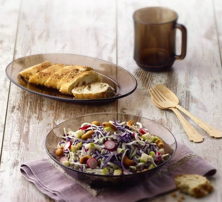 Тарілка глибока Duralex Lys Creole, 20.8см, скло, коричнево-світлий - 2