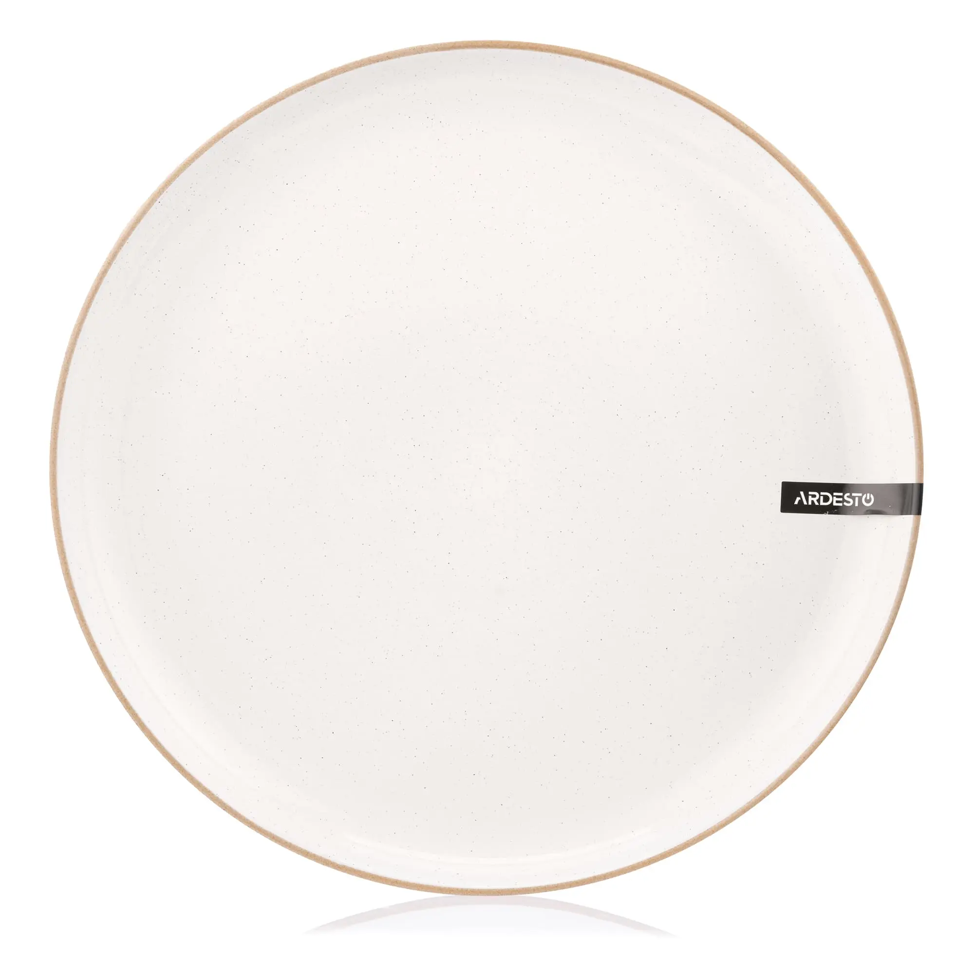 Тарілка десертна Ardesto Apulia, 20.3см, кераміка, кремовий