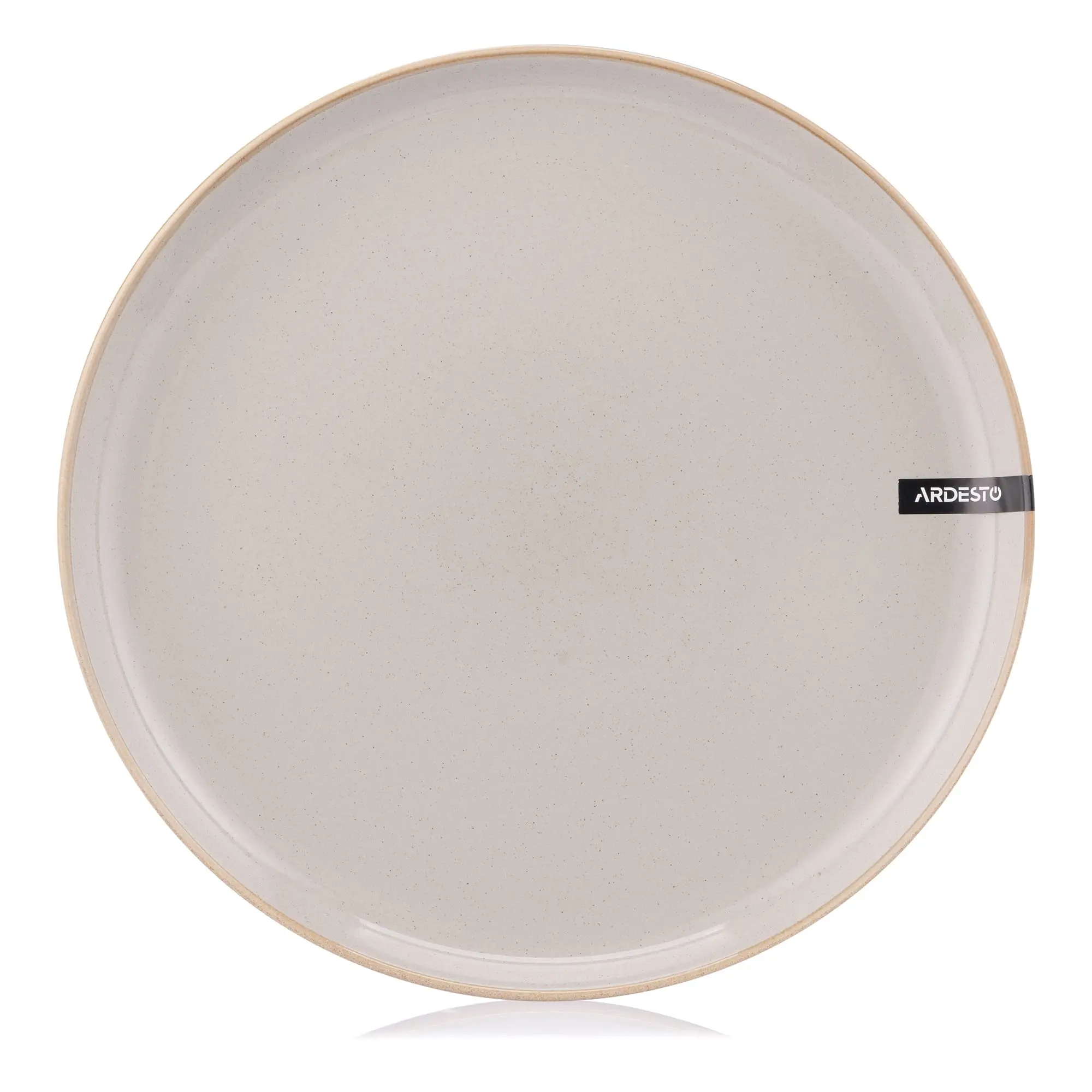 Тарілка десертна Ardesto Apulia, 20.3см, кераміка, сірий