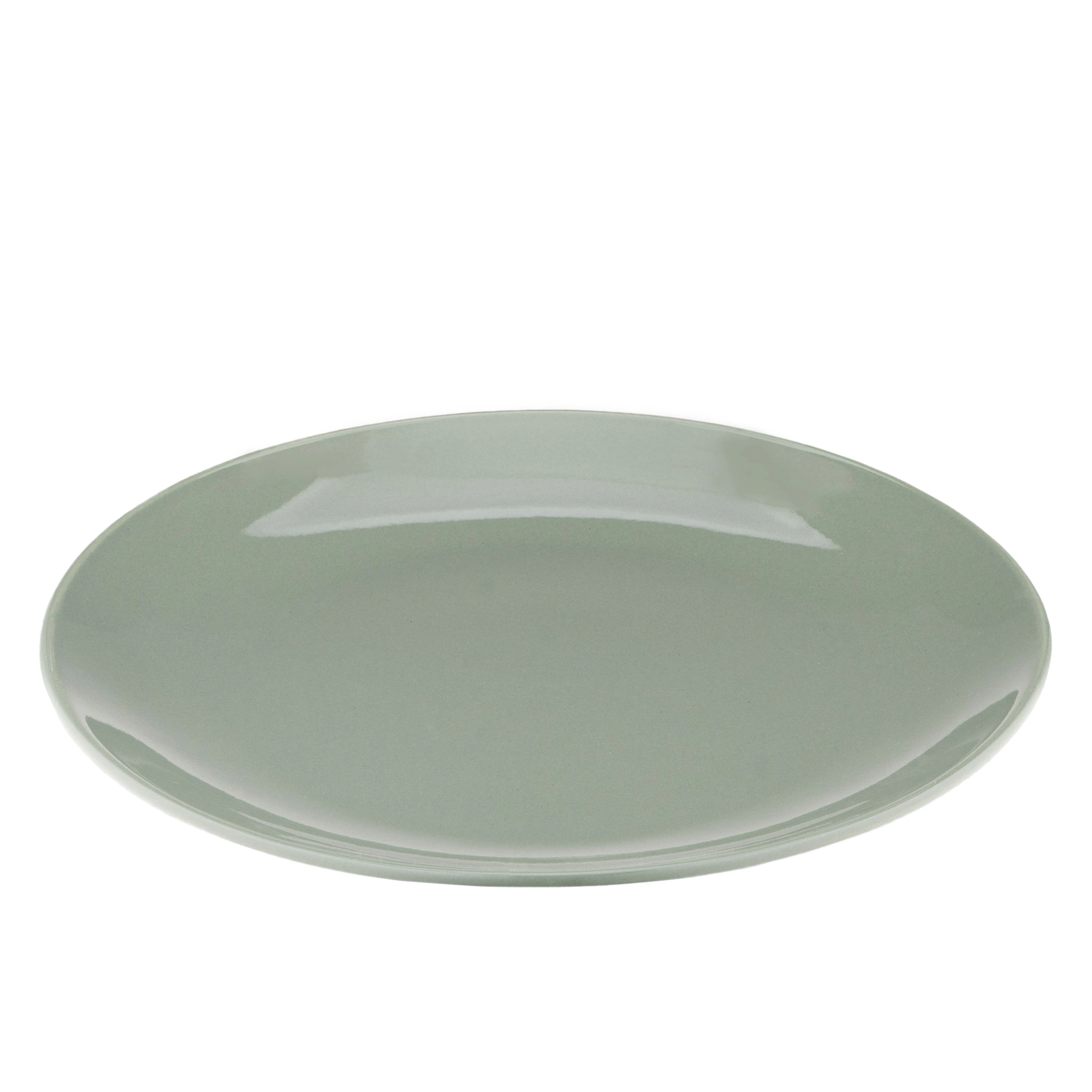 Тарілка десертна Ardesto Capri, 19.2см, порцеляна, зелений