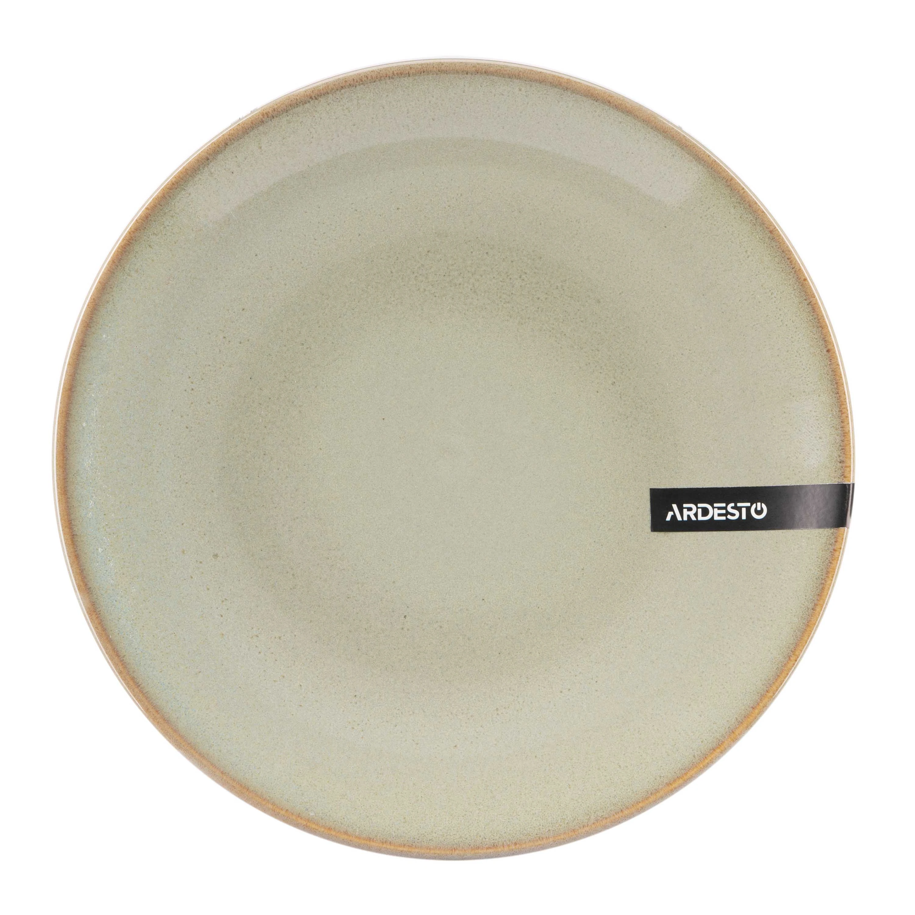 Тарілка десертна Ardesto Lecco, 19,5см, кераміка, сірий - 5