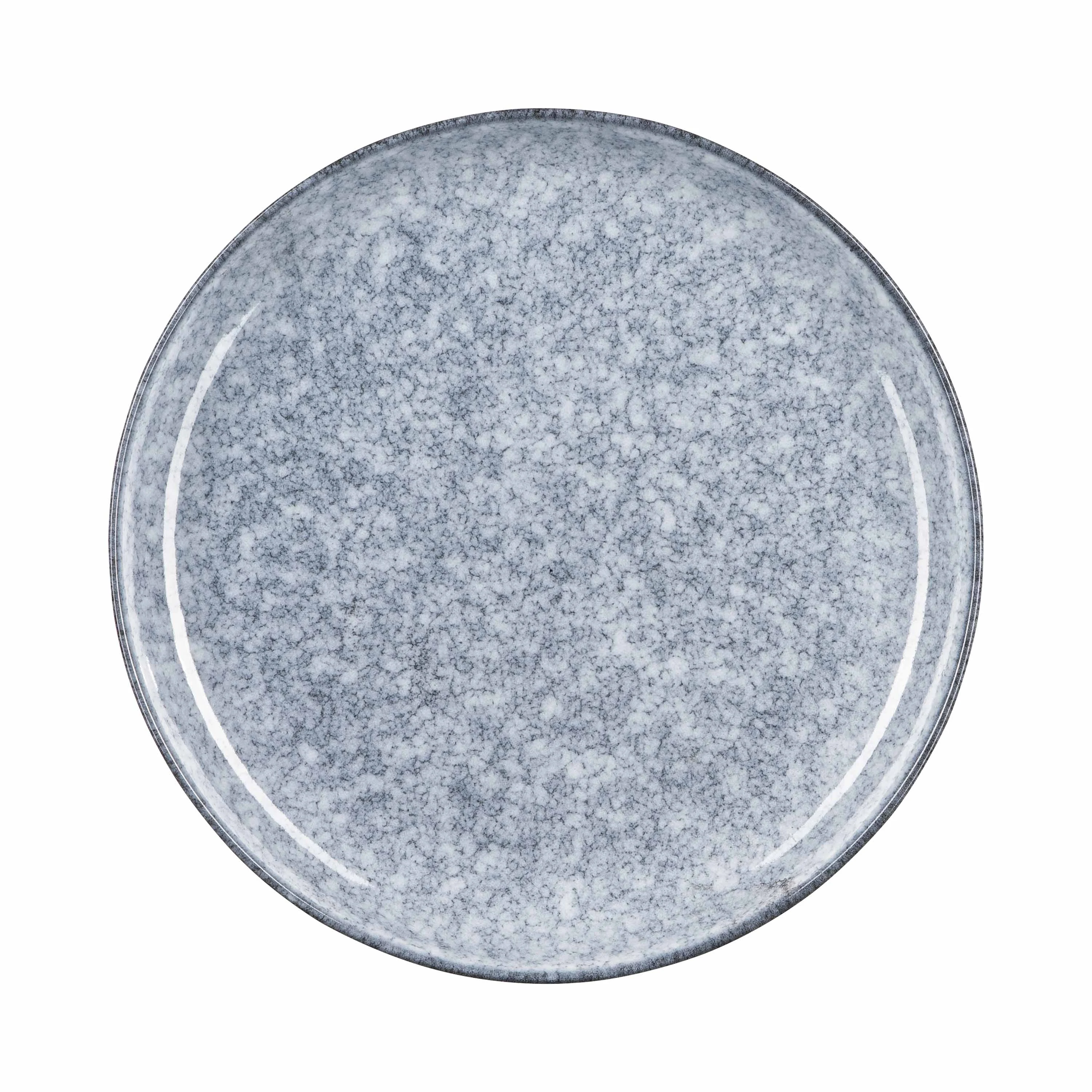 Тарілка десертна Ardesto Loreto, 19см, порцеляна, сірий