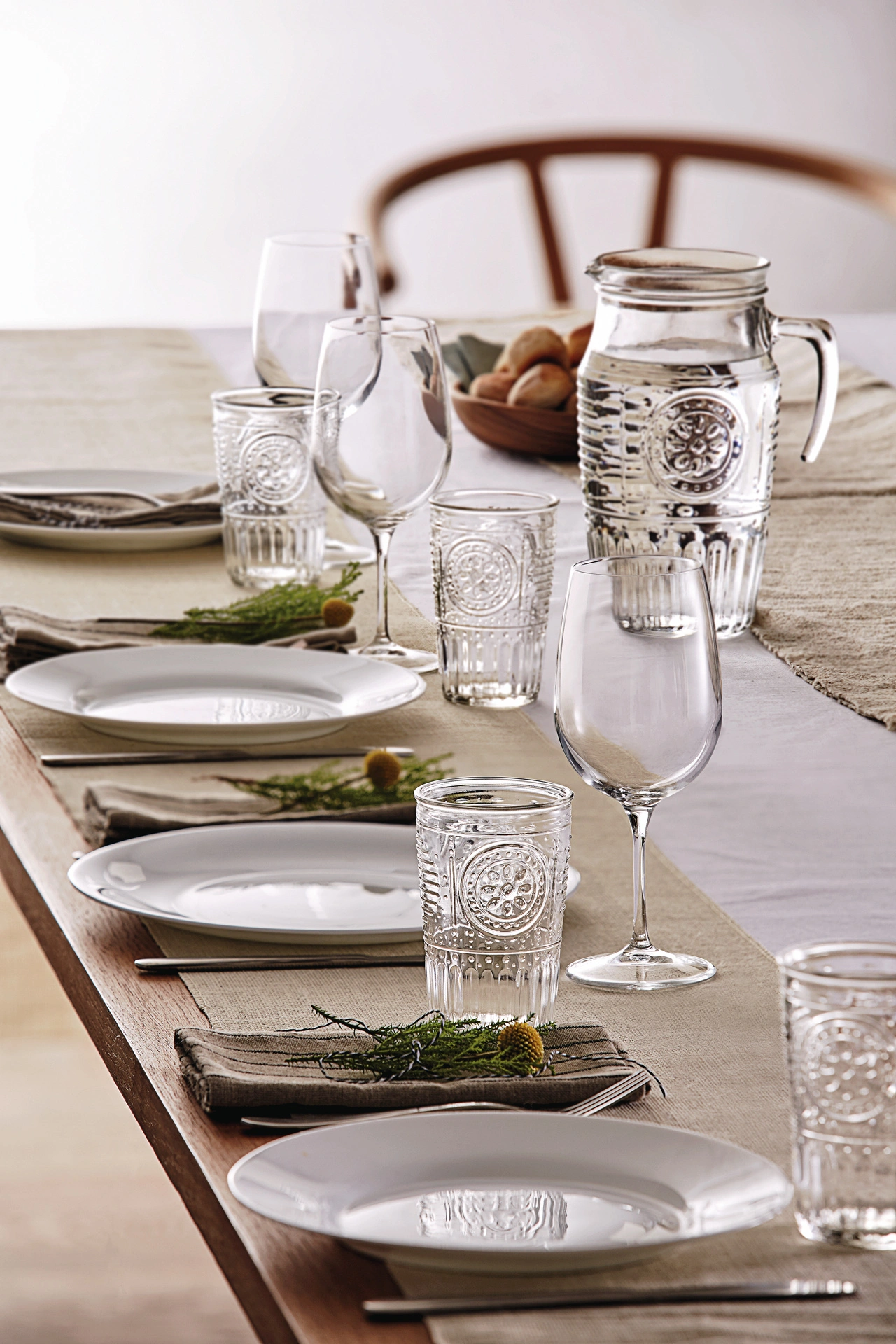 Тарілка десертна Bormioli Rocco Toledo, d20см, опалове скло, білий - 3