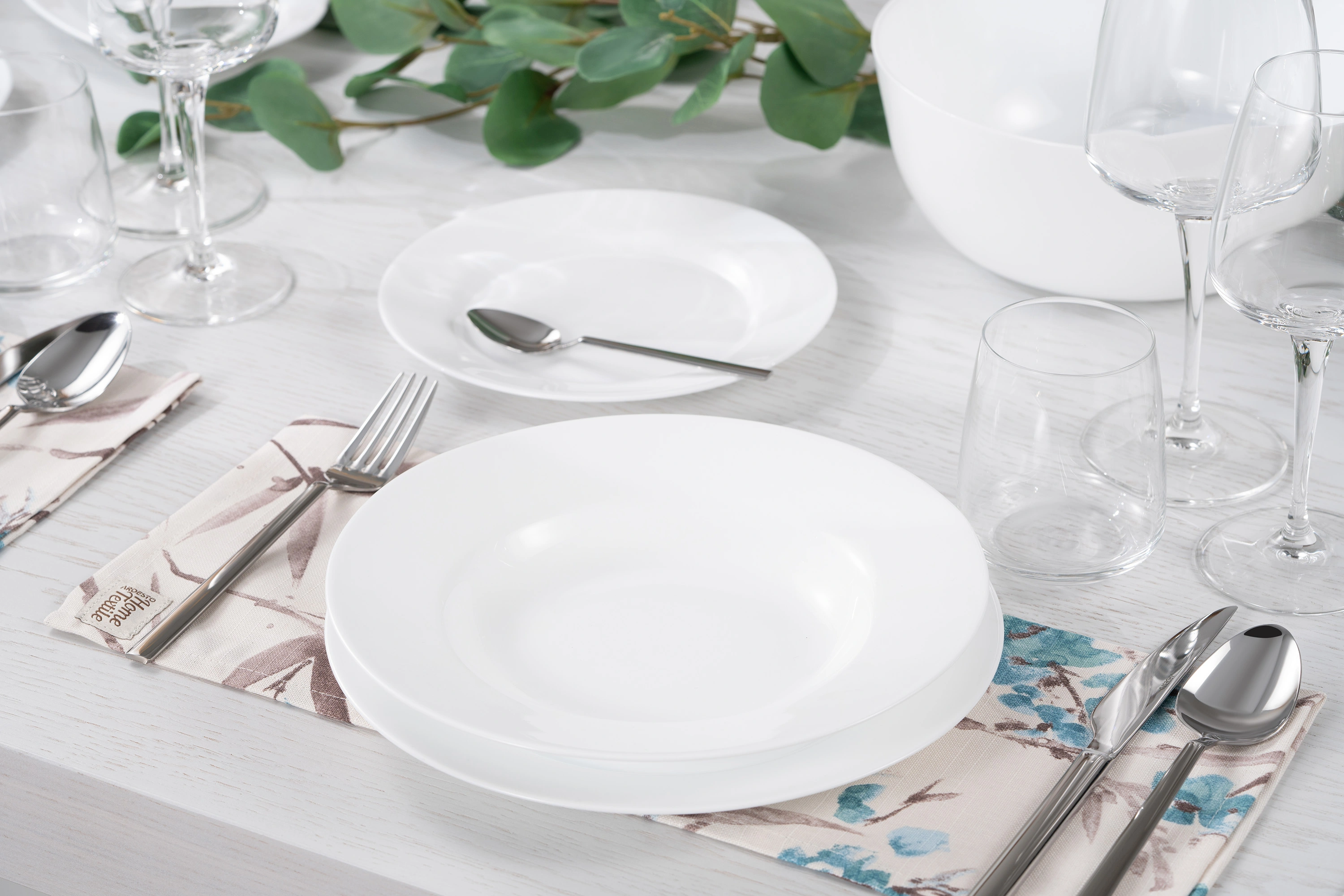 Тарілка десертна Bormioli Rocco Toledo, d20см, опалове скло, білий - 8