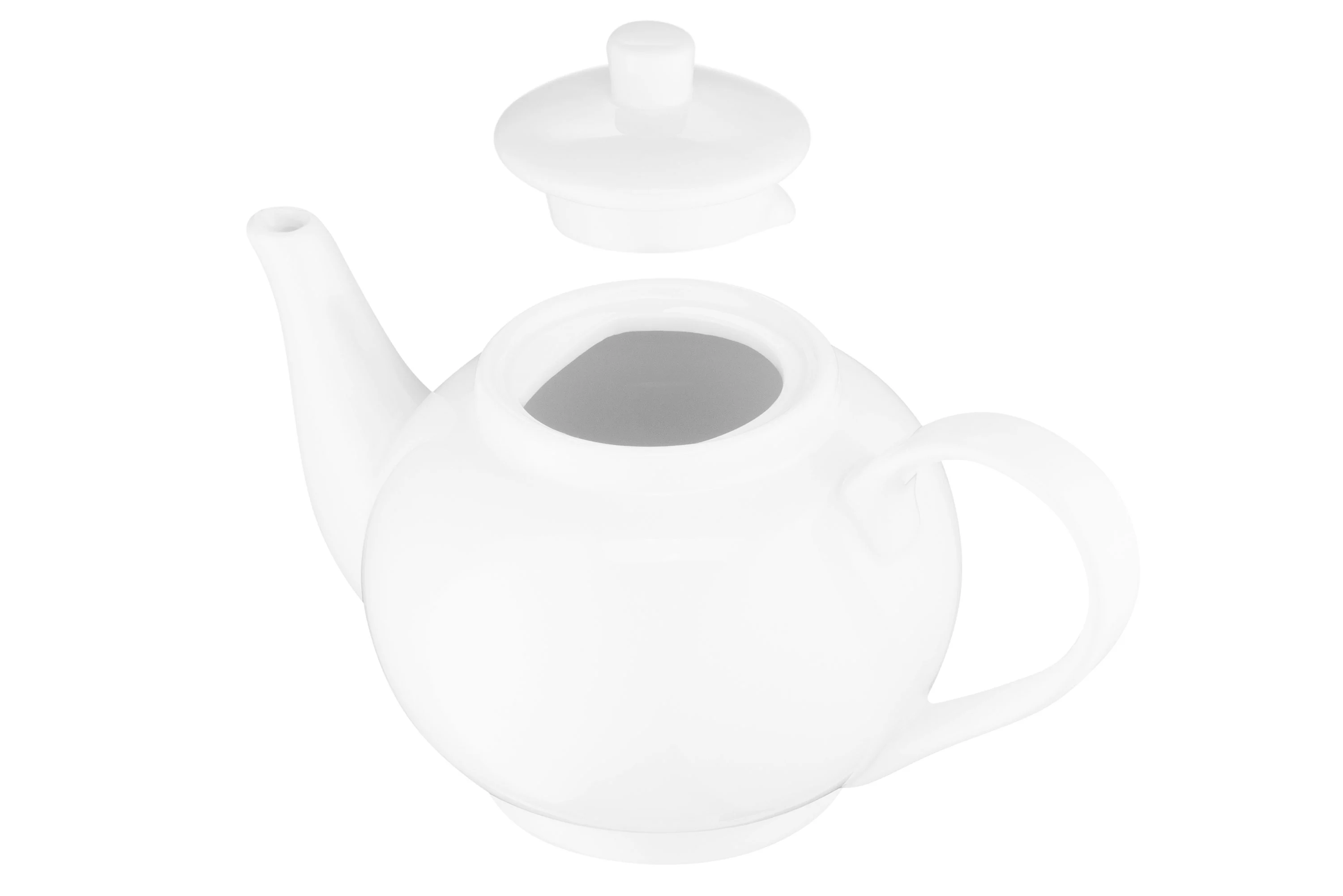 Чайник заварювальний Ardesto Imola, 450мл, порцеляна, білий - 6