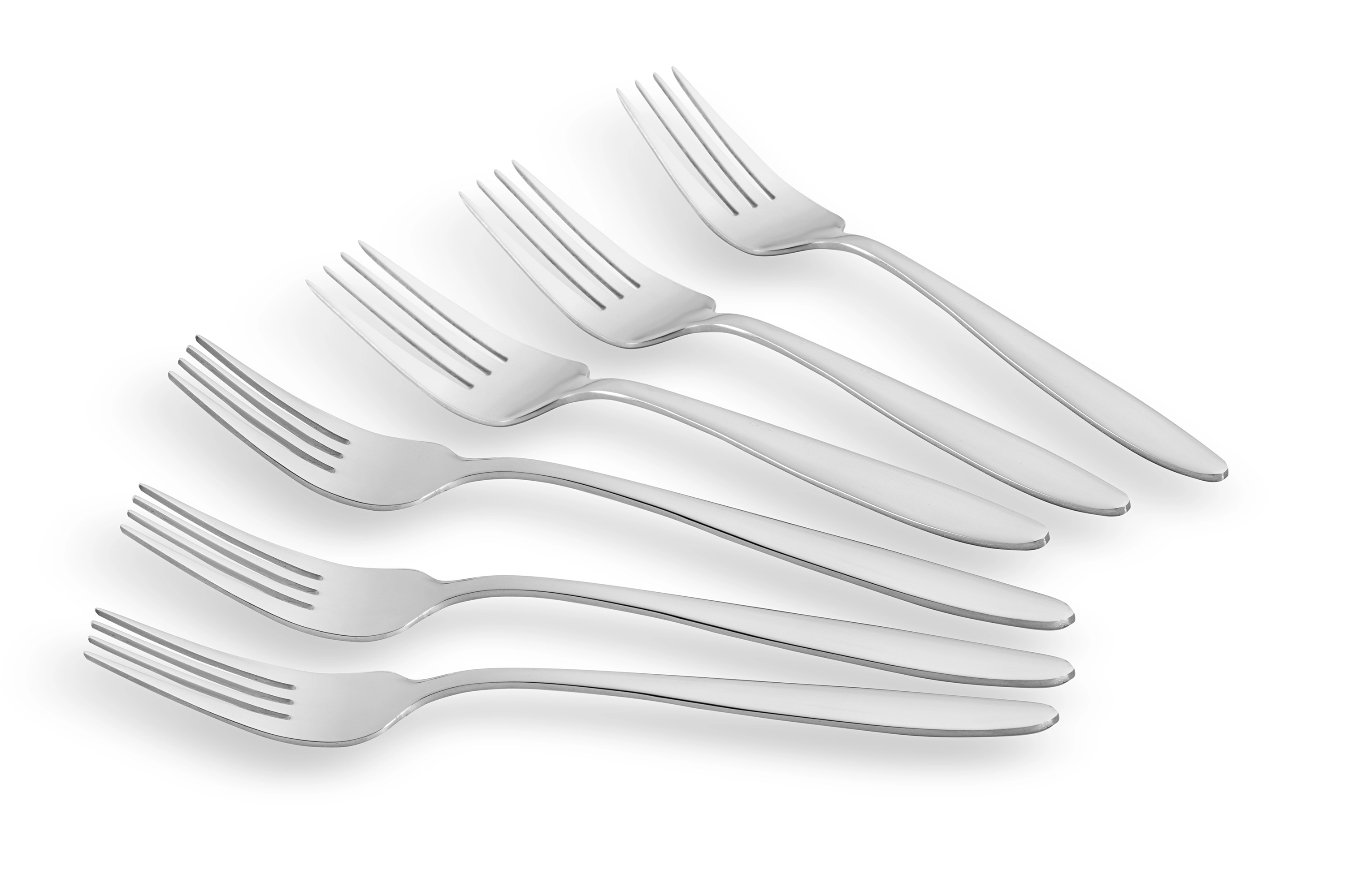 Набір столових виделок Ardesto Black Mars Ether, 6 приборів, нержавіюча сталь