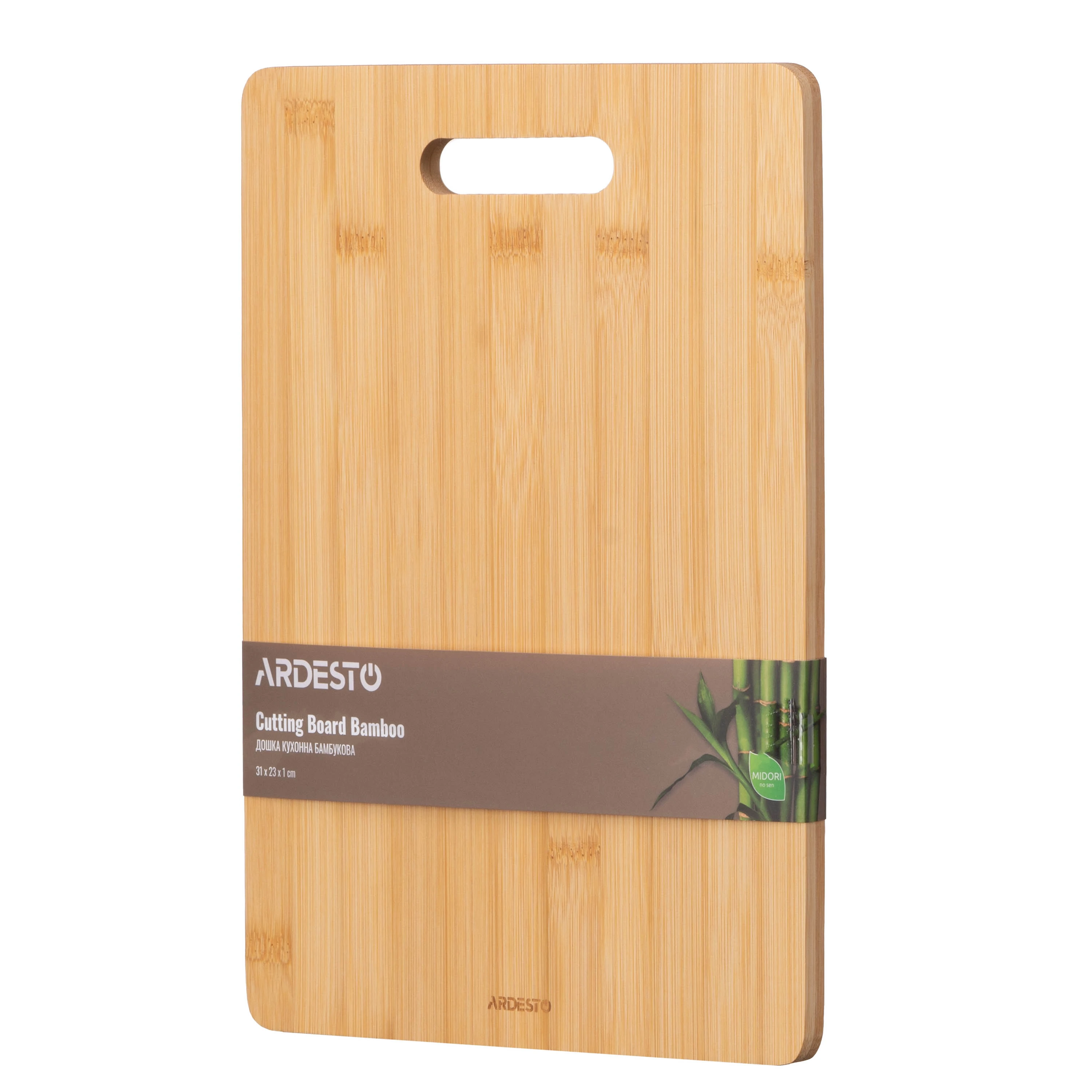 Дошка кухонна Ardesto Midori, 31х23х1см, бамбук