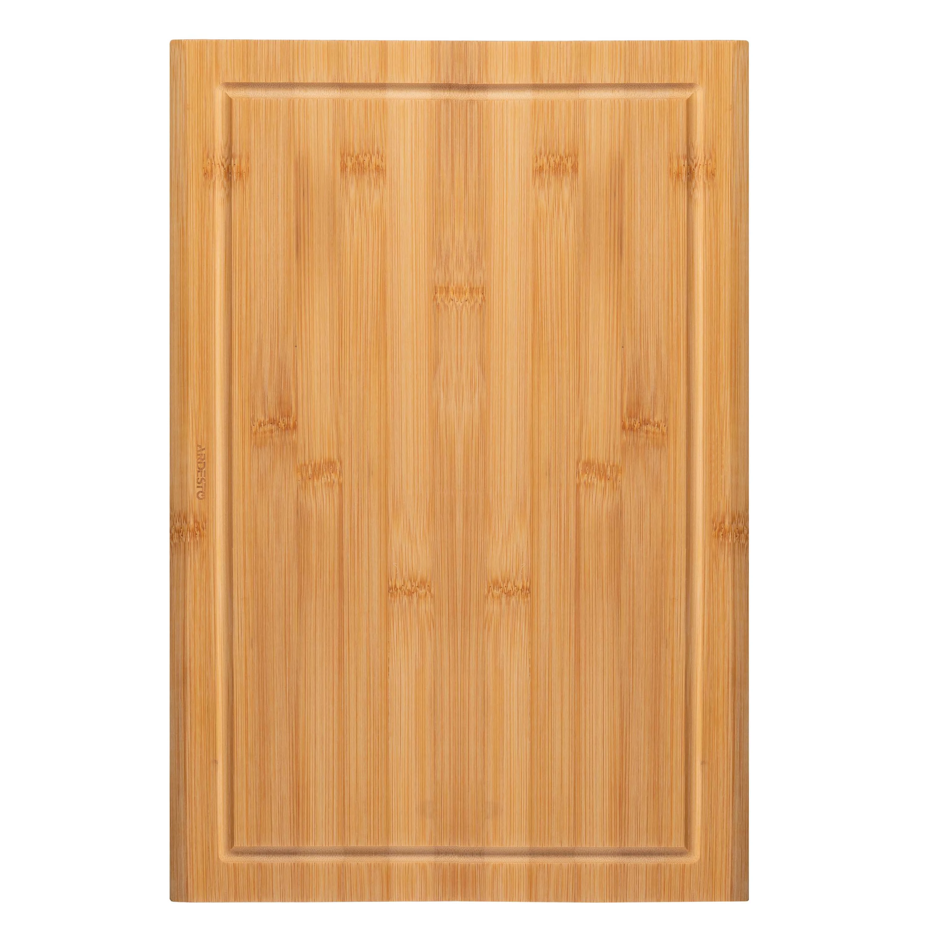 Дошка кухонна з жолобом Ardesto Midori, 33х22х1.5см, бамбук - 2