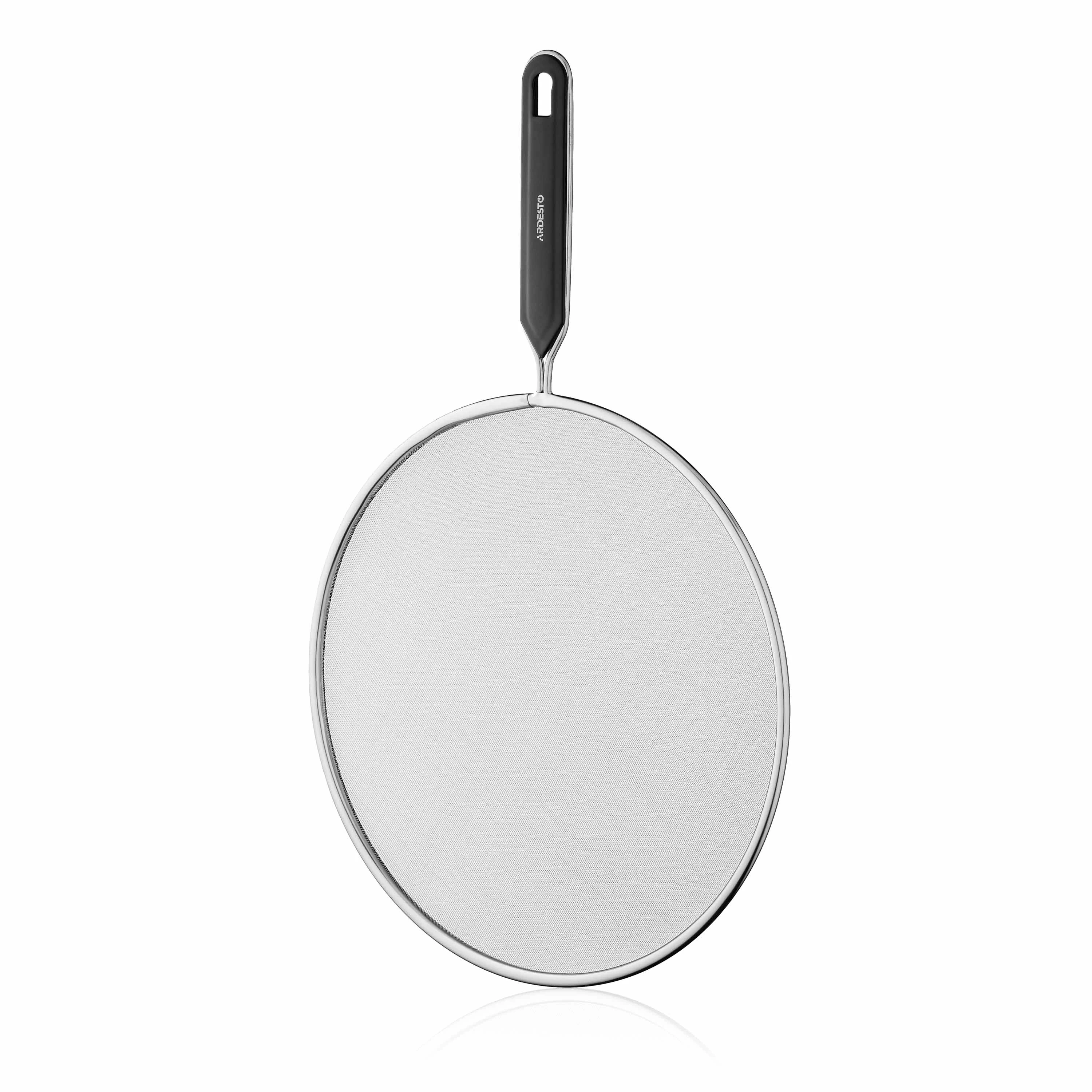 Захисне сито Ardesto Gemini, 26см, нержавіюча сталь, пластик, чорний - 2