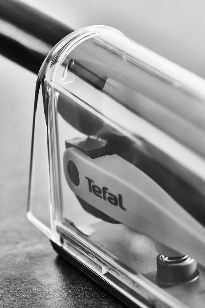 Кухонний ніж кухарський Tefal Eversharp, 16.5см, з чохол-точило нержавіюча сталь, пластик, чорний - 6