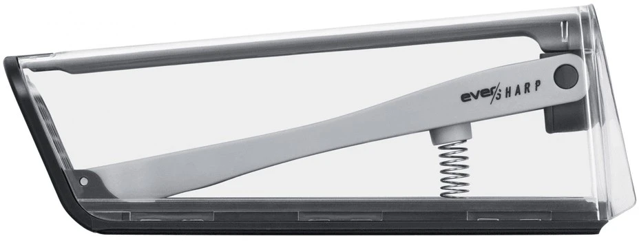 Кухонний ніж кухарський Tefal Eversharp, 16.5см, з чохол-точило нержавіюча сталь, пластик, чорний - 4