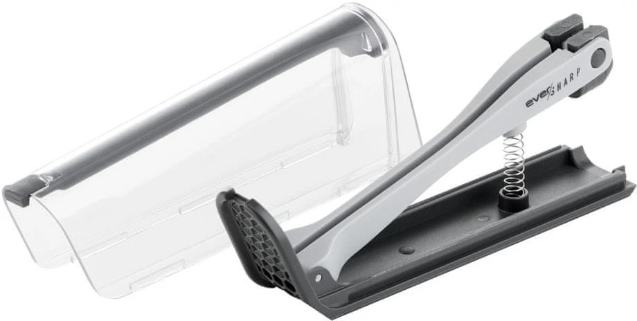 Кухонний ніж кухарський Tefal Eversharp, 16.5см, з чохол-точило нержавіюча сталь, пластик, чорний - 5