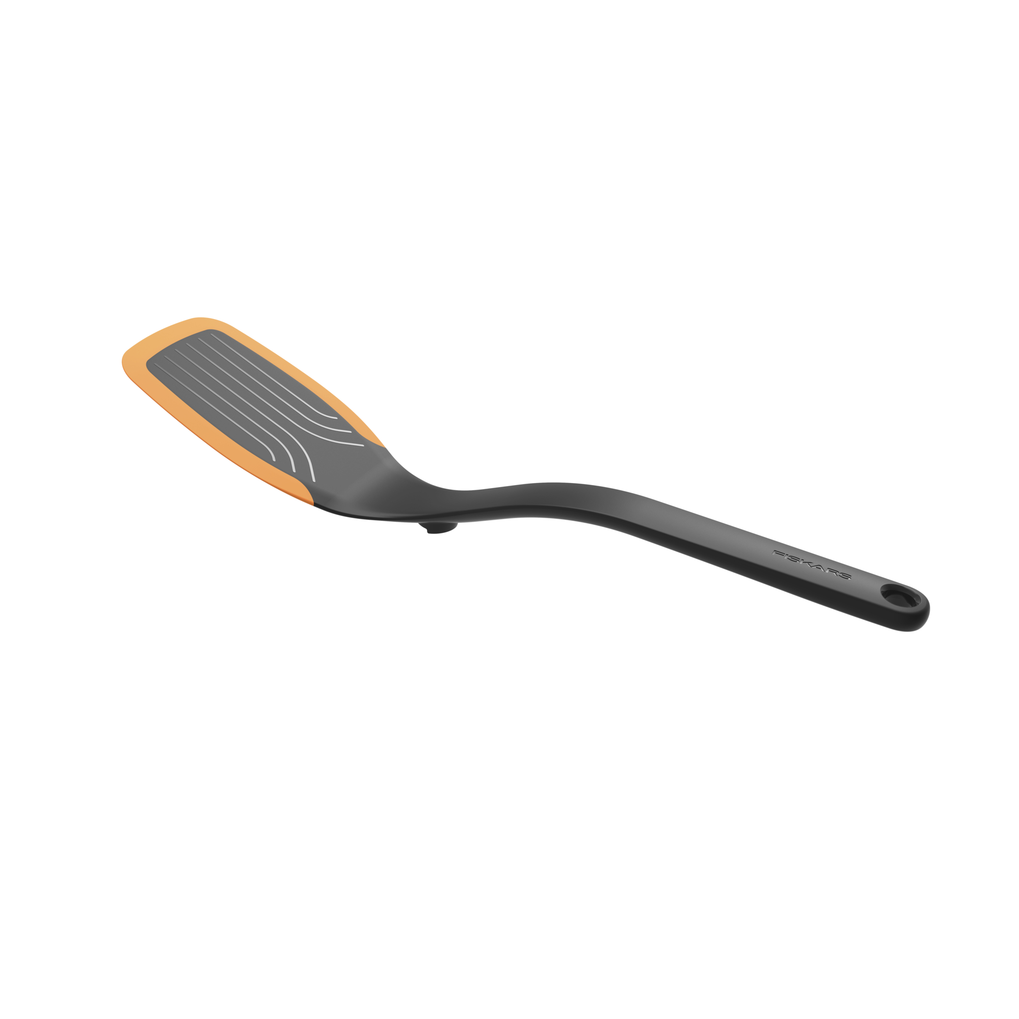 Лопатка кухонна Fiskars Functional Form, 37.3см, пластик, силікон, чорний