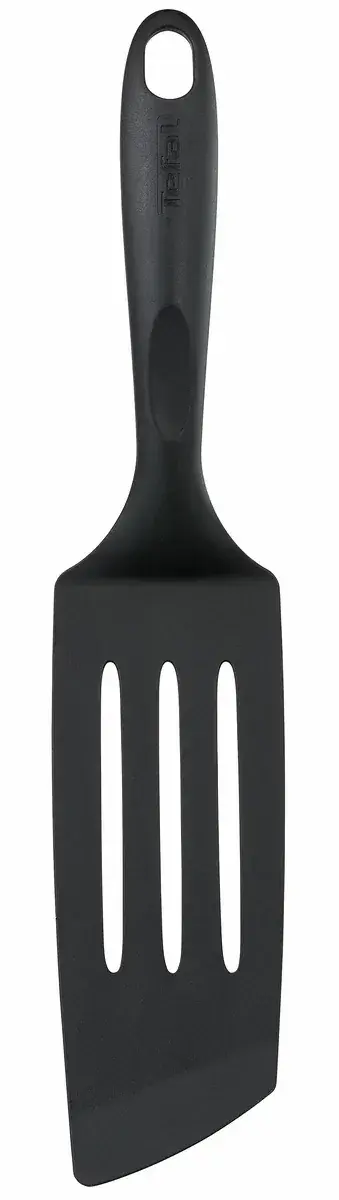 Лопатка кухонна Tefal Bienvenue, кутова, пластик, чорний - 3