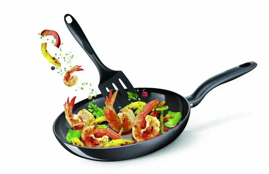 Лопатка кухонна Tefal Bienvenue, кутова, пластик, чорний - 5
