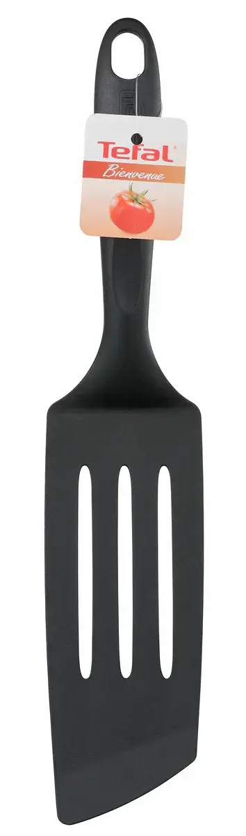 Лопатка кухонна Tefal Bienvenue, кутова, пластик, чорний - 4