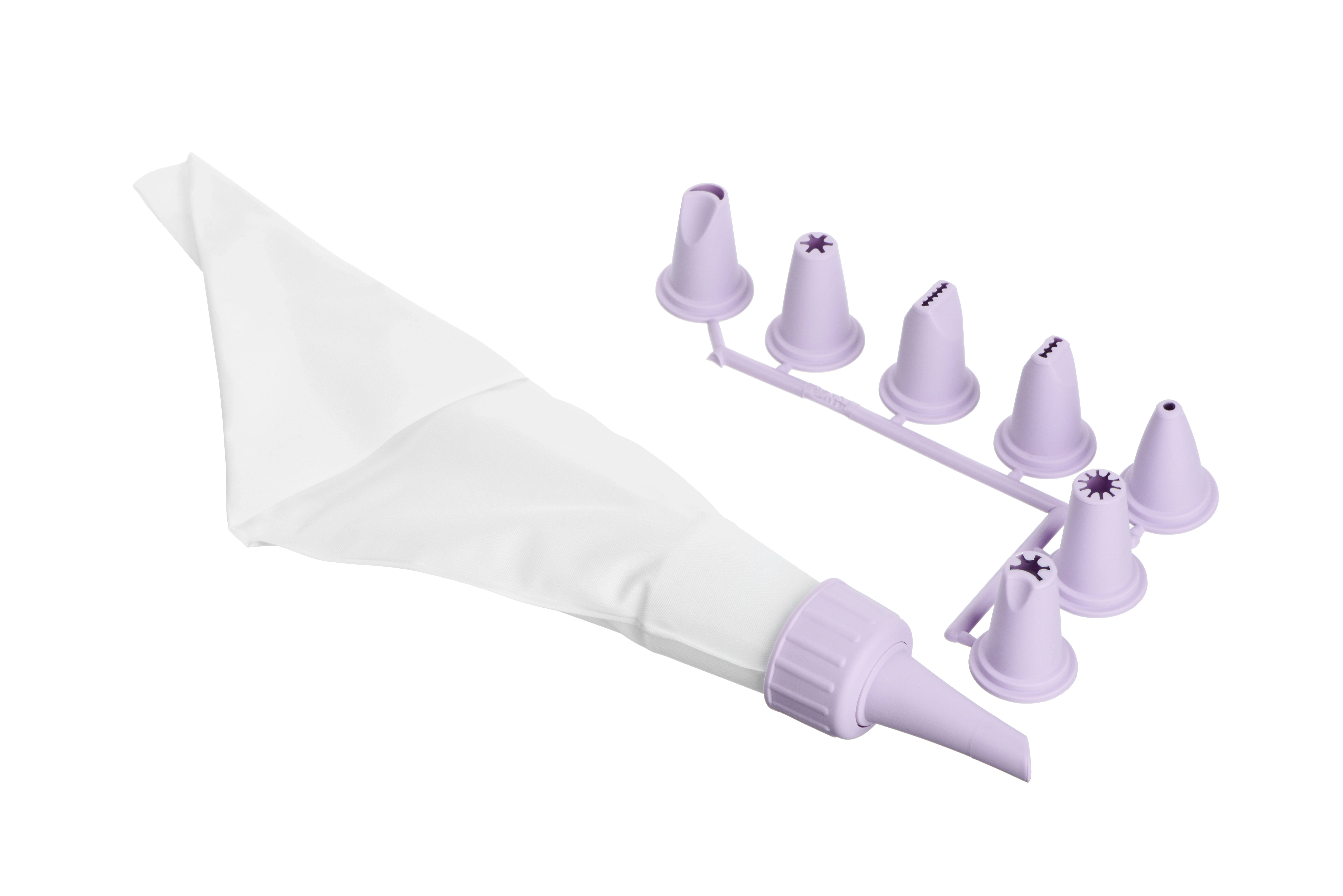 Мішок кондитерський з насадками Ardesto Tasty baking,  26.8x13.4см, пластик, ліловий - 2