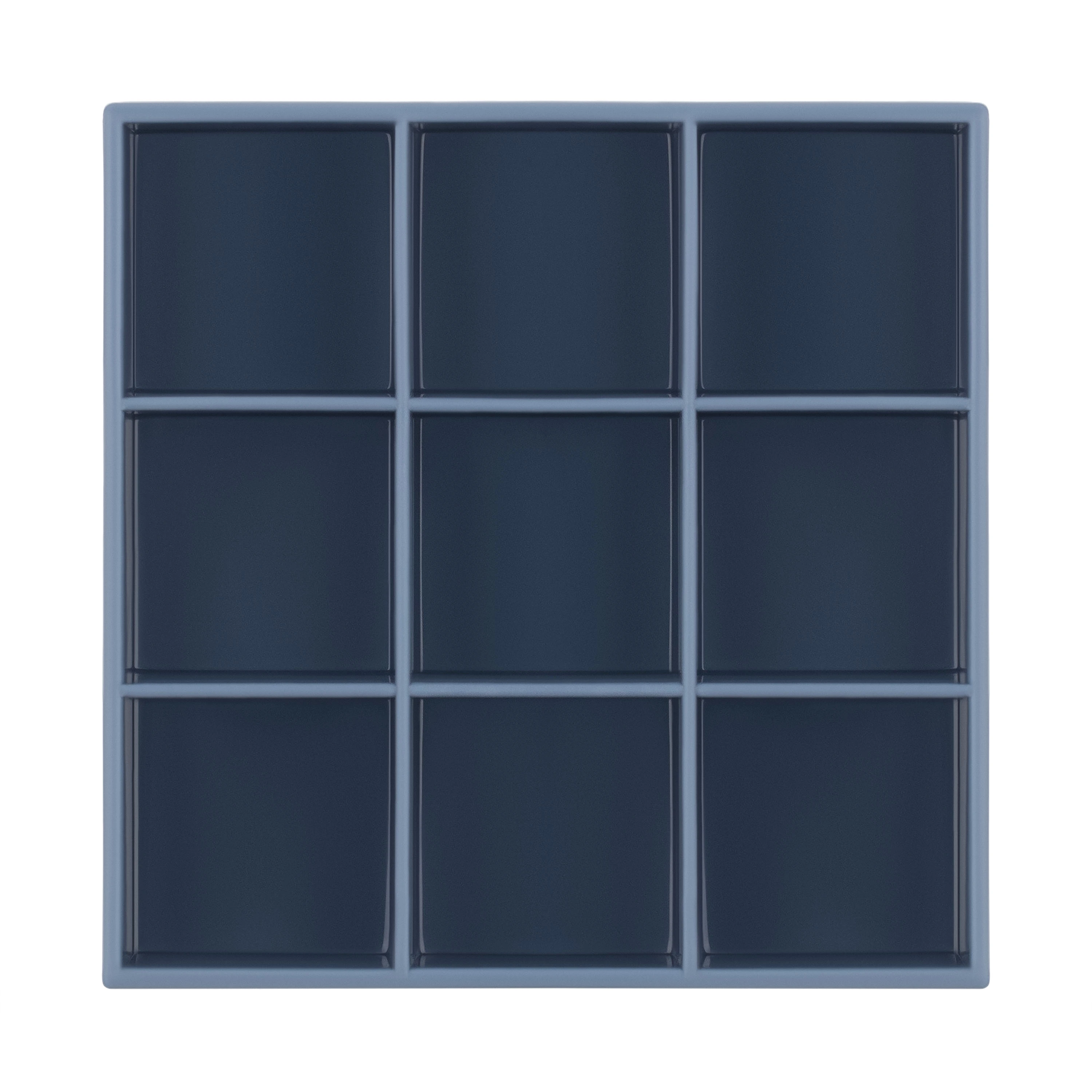 Набір форм для льоду Ardesto Gemini,  2шт, 10.9х10.9х3.6см, силікон, синій - 2