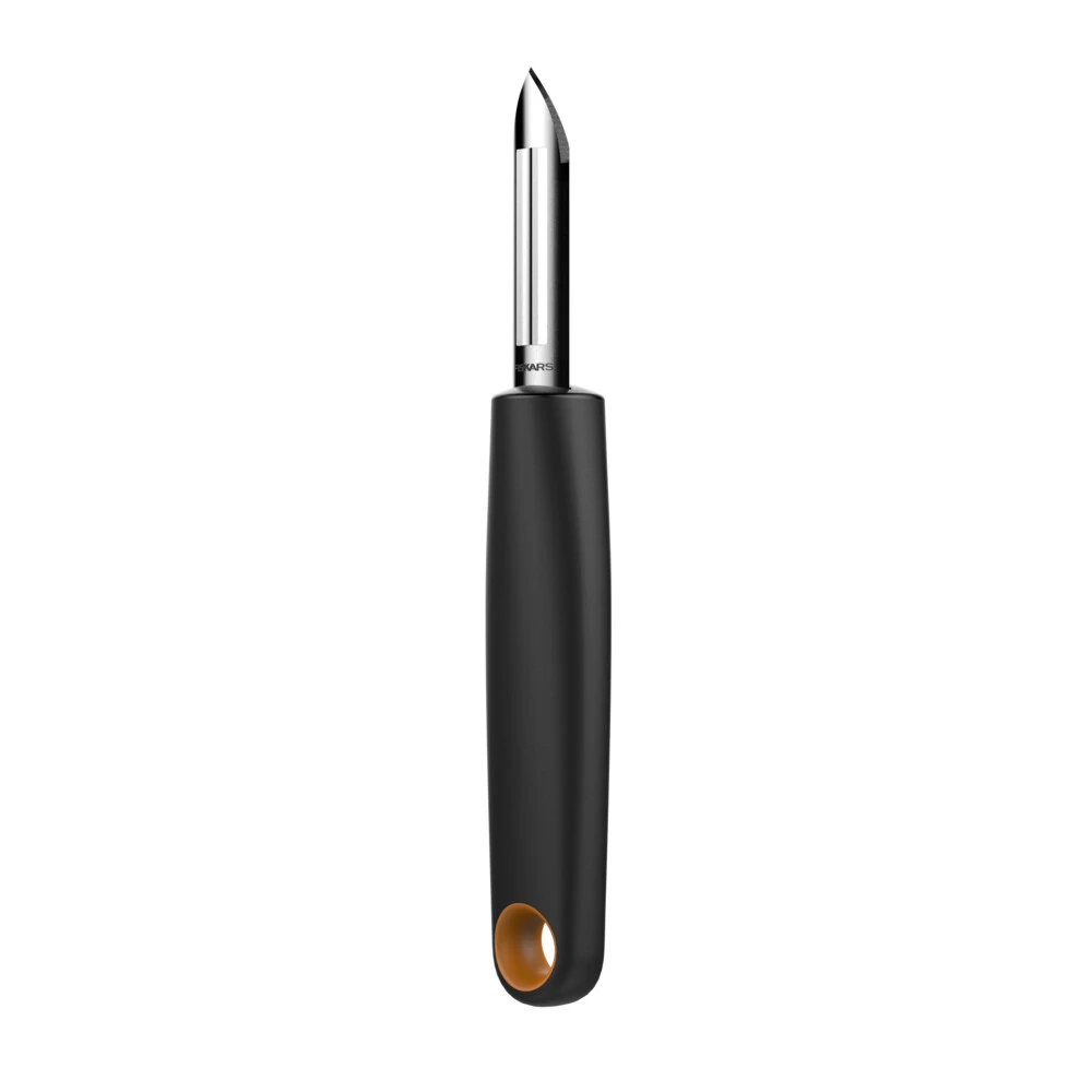 Овочечистка вертикальна Fiskars Functional Form, 26.7см, нержавіюча сталь, пластик, чорний - 2