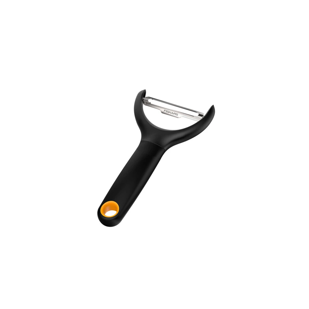 Овочечистка горизонтальна Fiskars Functional Form, з рухомим лезом, 23см, нержавіюча сталь, пластик, - 4