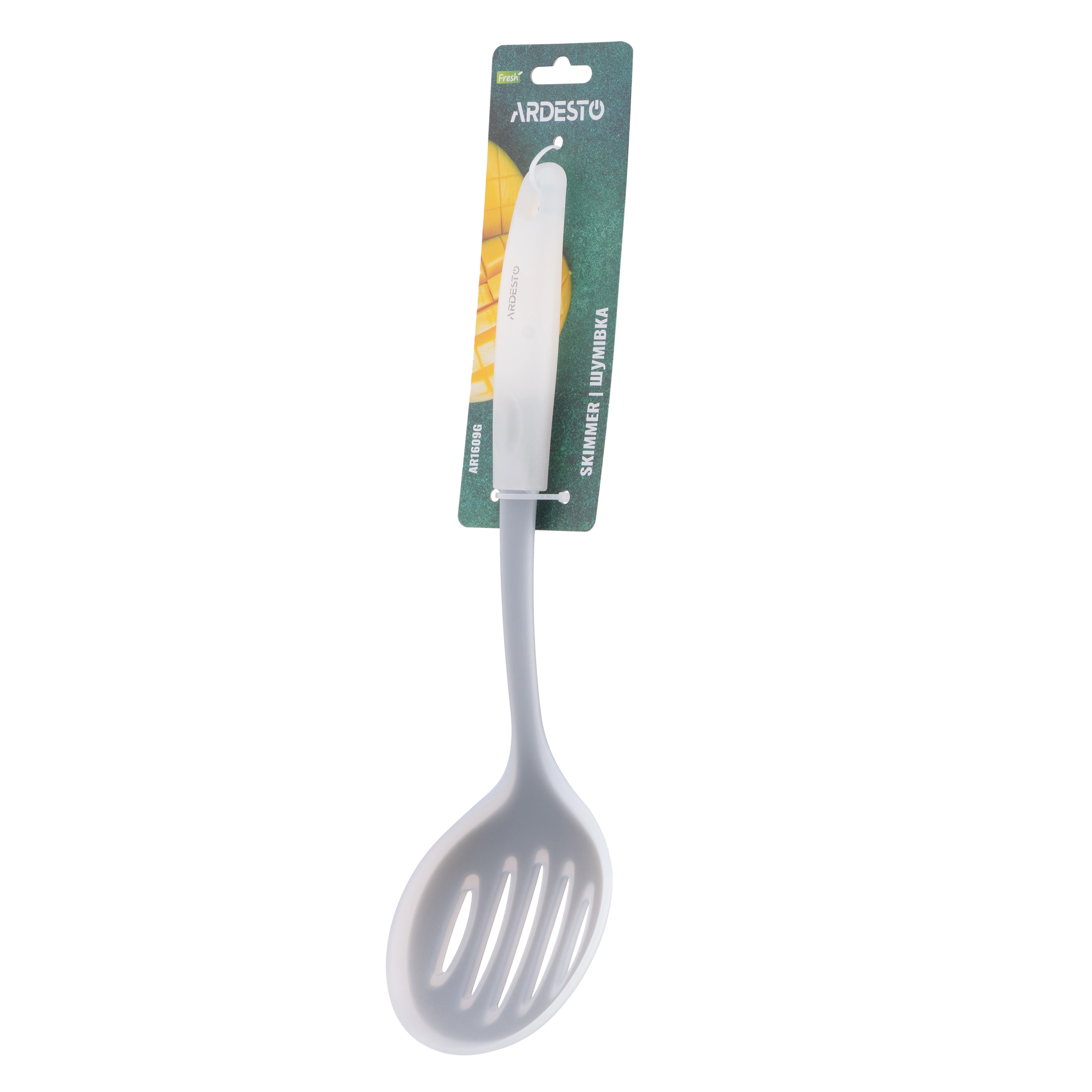 Шумівка Ardesto Fresh, 31.8см, силікон, пластик, сірий - 4