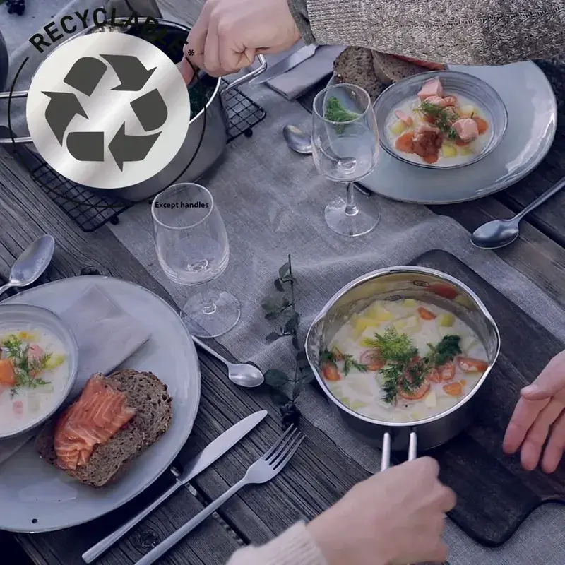 Набір посуду Tefal Nordica, 10пр., нержавіюча сталь, скло - 6