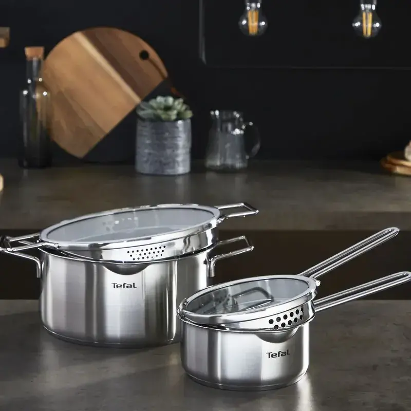 Набір посуду Tefal Nordica, 10пр., нержавіюча сталь, скло - 4