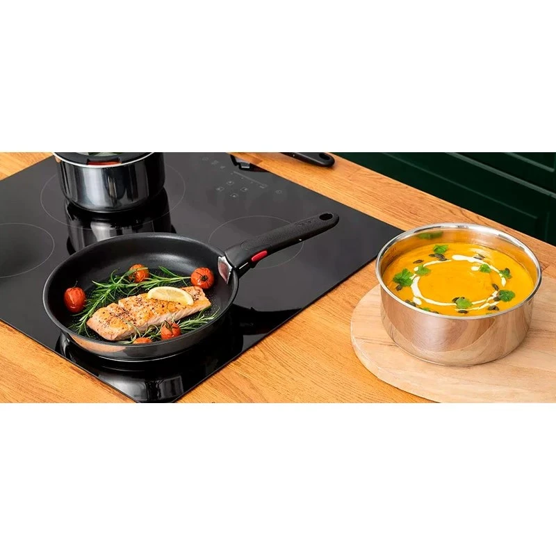Набір посуду Tefal Ingenio Emotion, 13пр., нержавіюча сталь, скло, пластик, бакеліт, сріблястий - 9
