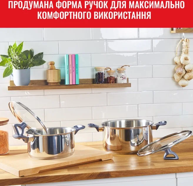 Набір посуду Tefal Daily Cook, 8предметів, нержавіюча сталь, бакеліт, скло - 11