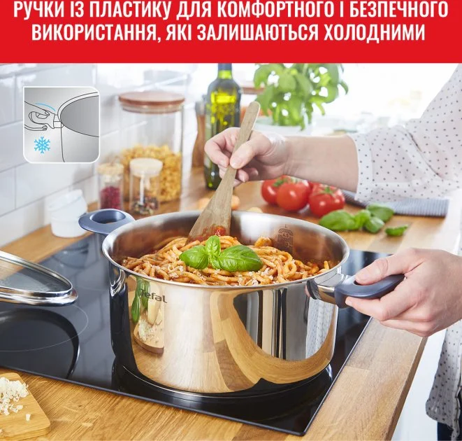 Набір посуду Tefal Daily Cook, 8предметів, нержавіюча сталь, бакеліт, скло - 16