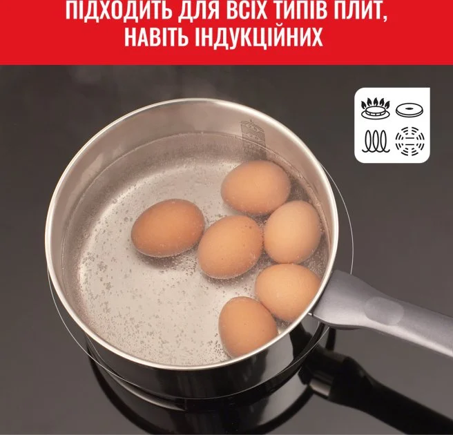 Набір посуду Tefal Daily Cook, 8предметів, нержавіюча сталь, бакеліт, скло - 12