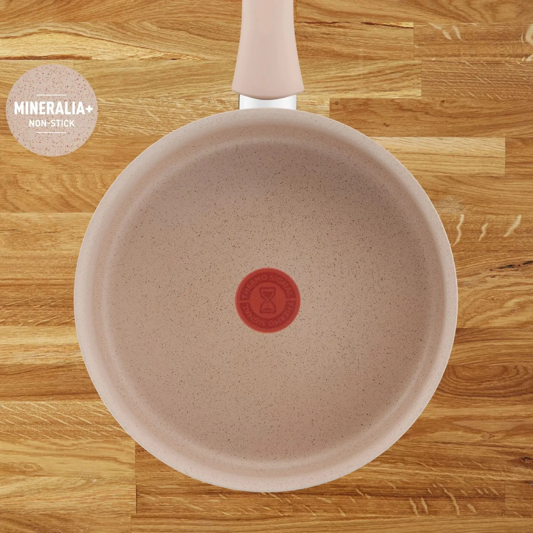 Сотейник Tefal Delight, з кришкою, 24см, алюміній, бпкеліт, бежевий - 4
