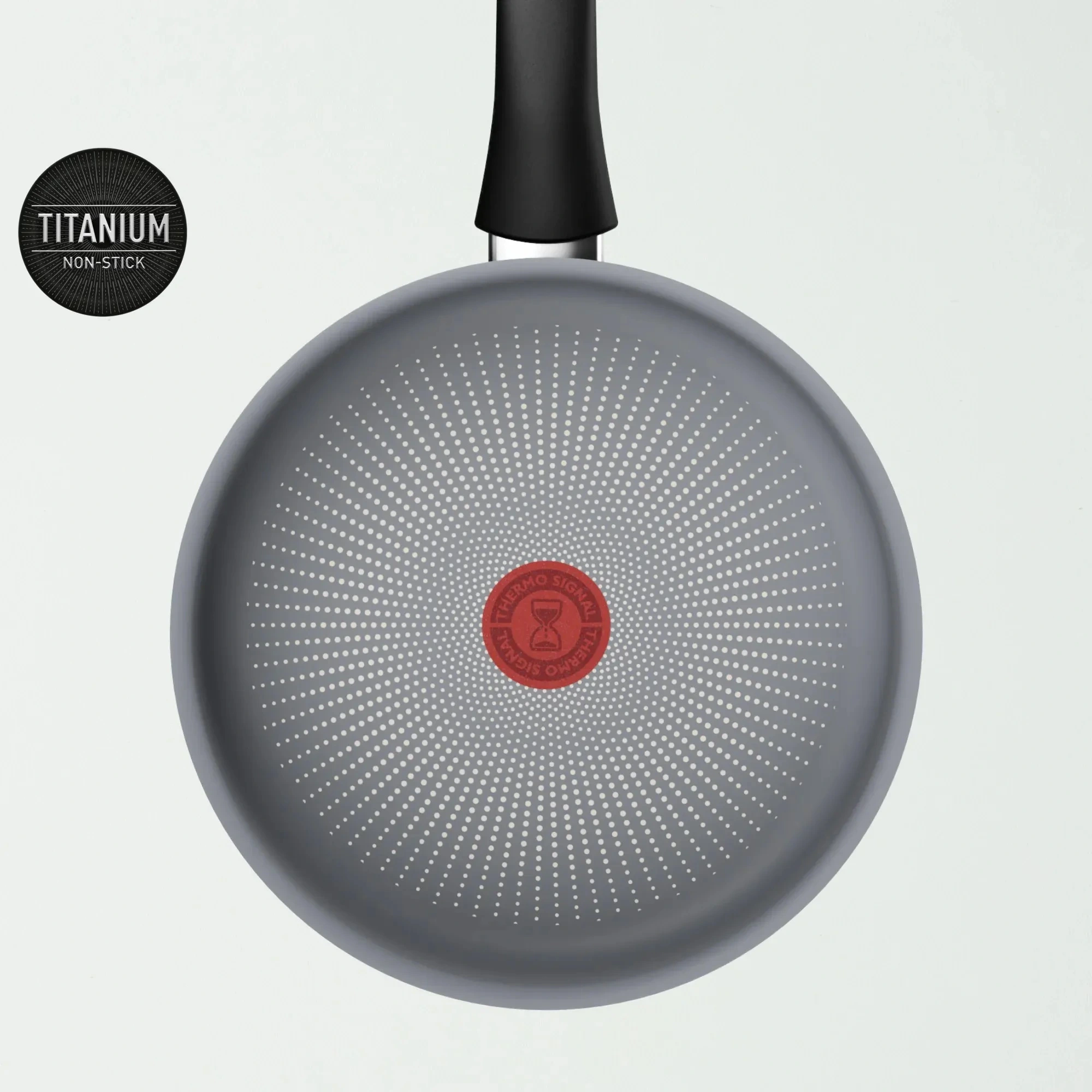 Сотейник Tefal Halo, 24см, з кришкою, алюміній, бакеліт, скло, сірий - 3