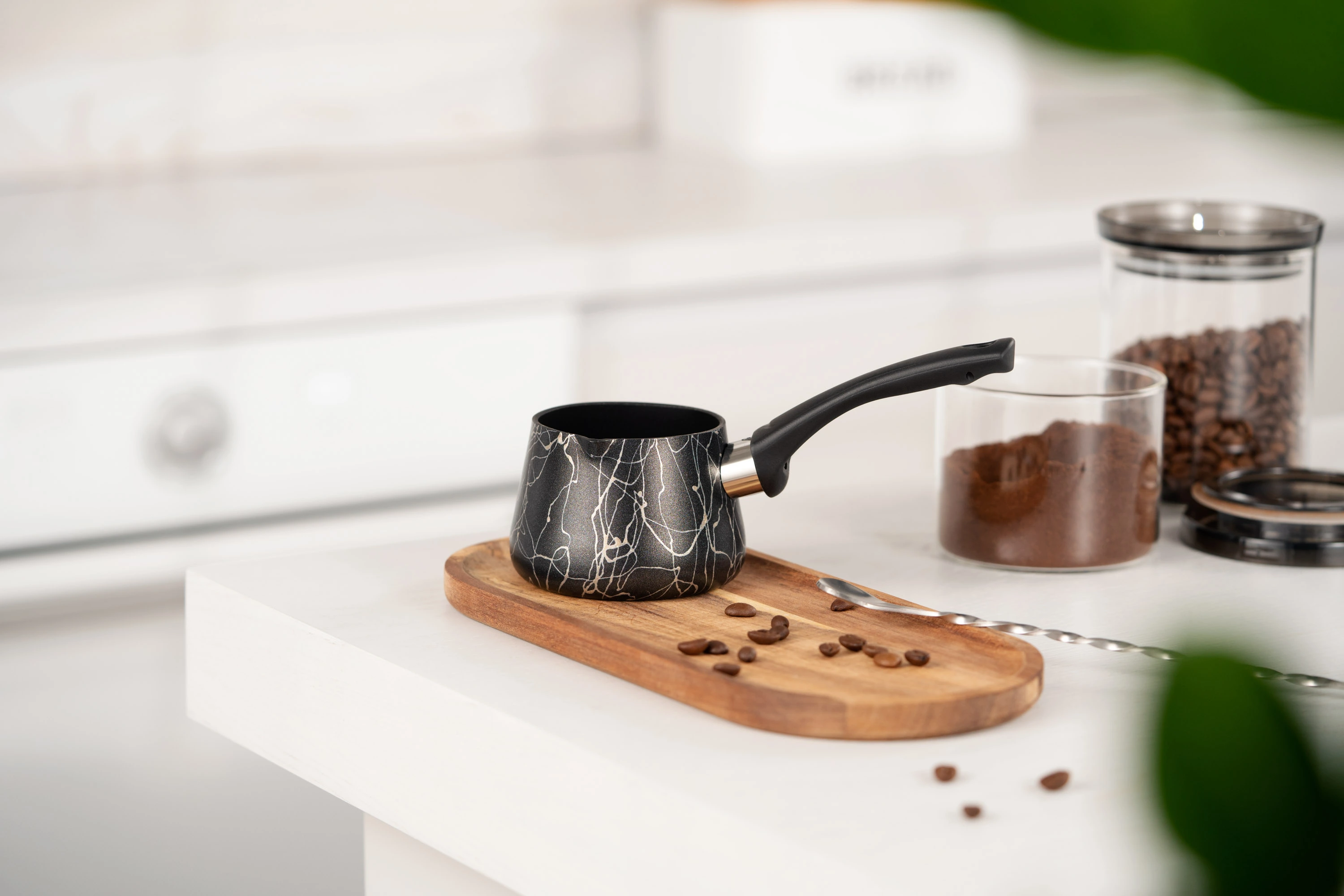 Турка Ardesto Black Mars, 0.35л, алюміній, бакеліт, чорний - 3