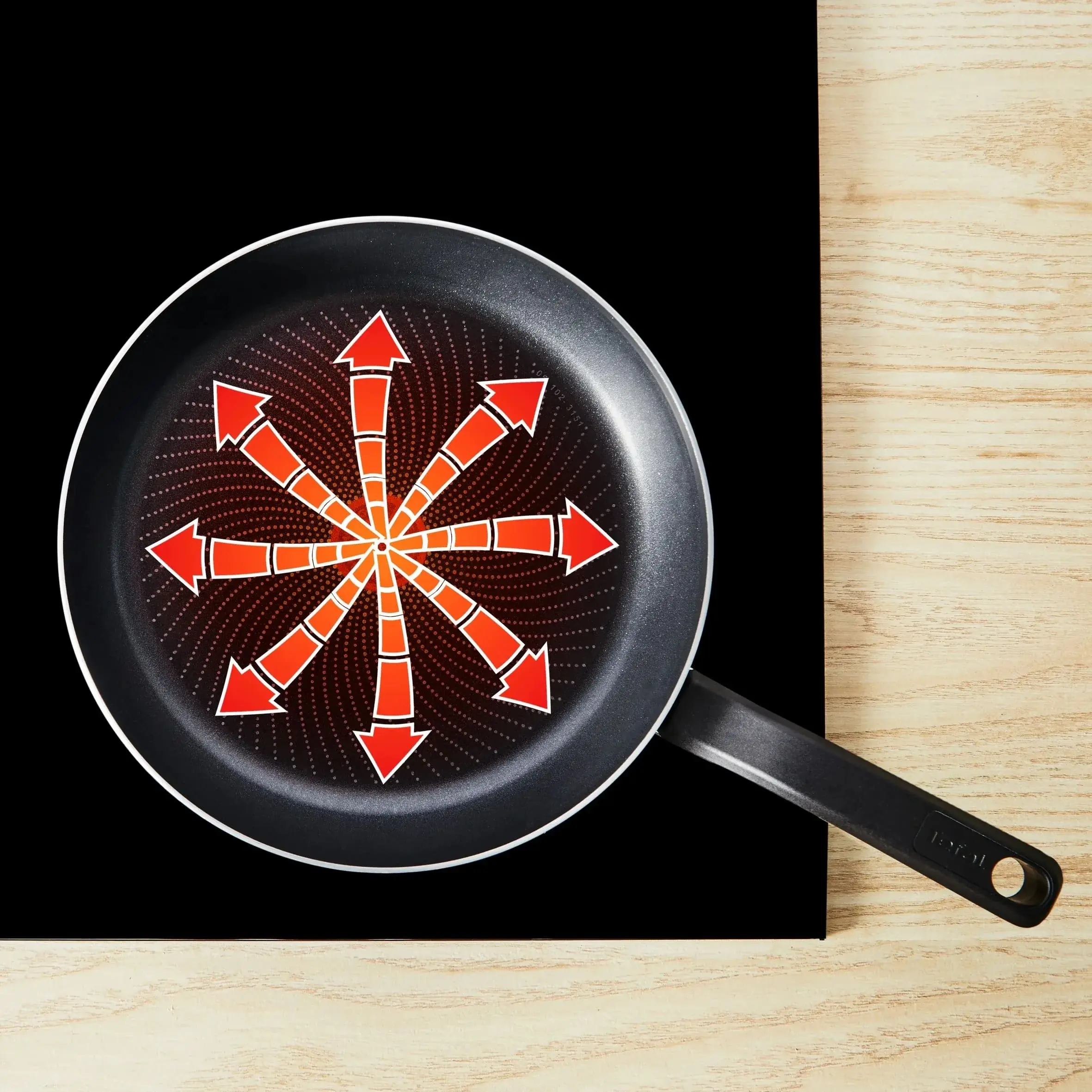Сковорода ВОК Tefal So' Light, 28см, алюміній, бакеліт, чорний - 3