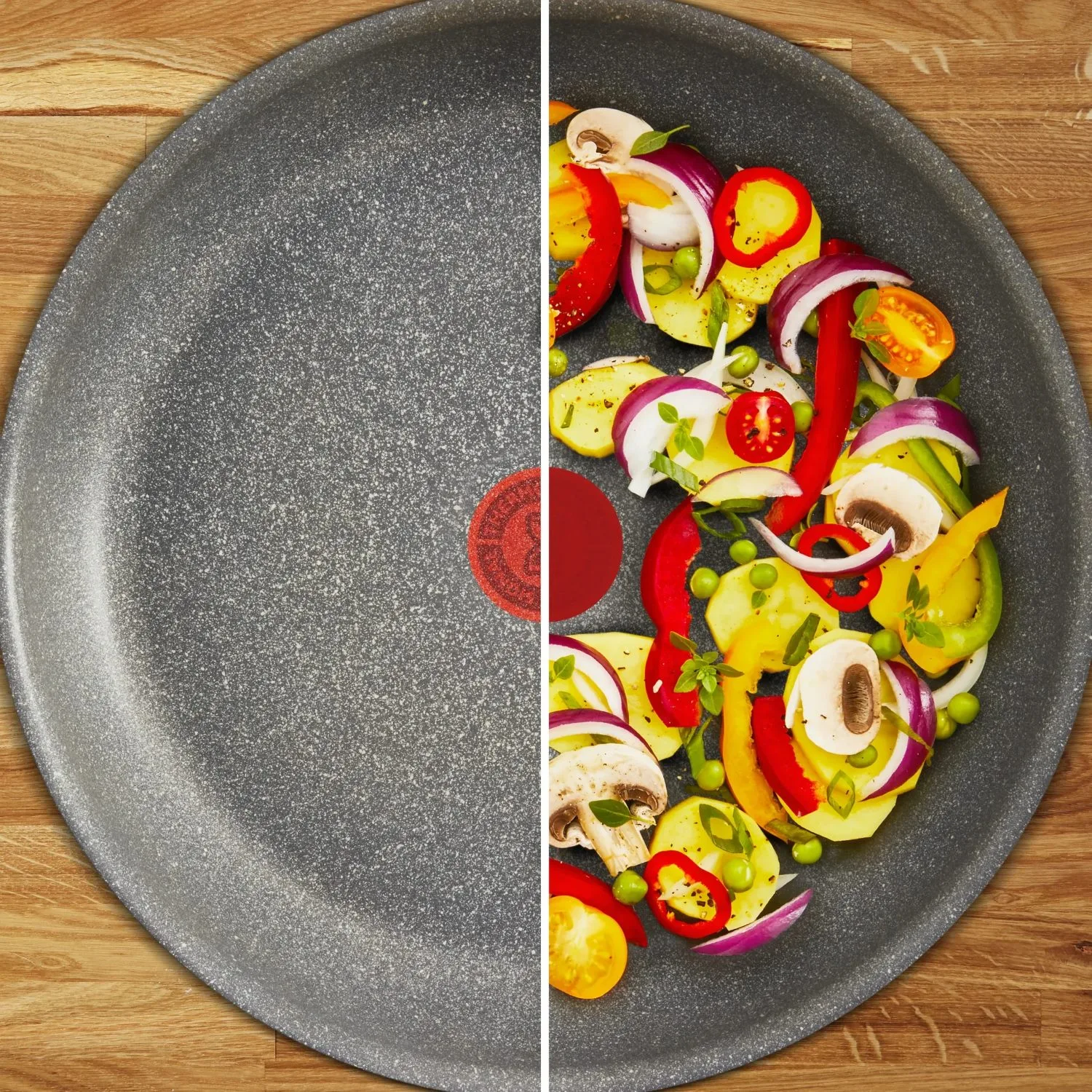 Сковорода Tefal Hard Stone, 20см, алюміній, бакеліт, сірий - 6