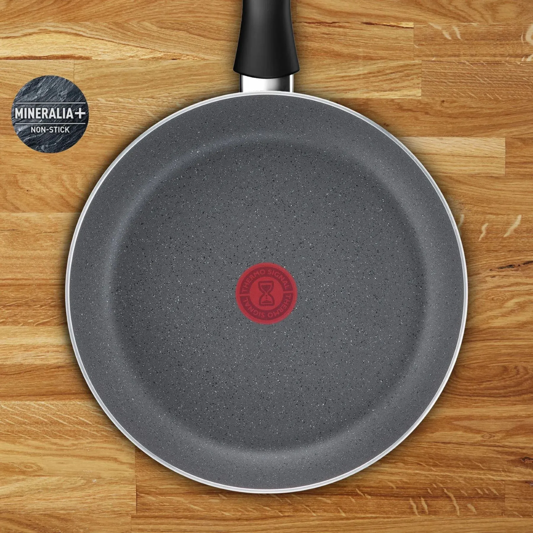 Сковорода Tefal Hard Stone, 20см, алюміній, бакеліт, сірий - 4