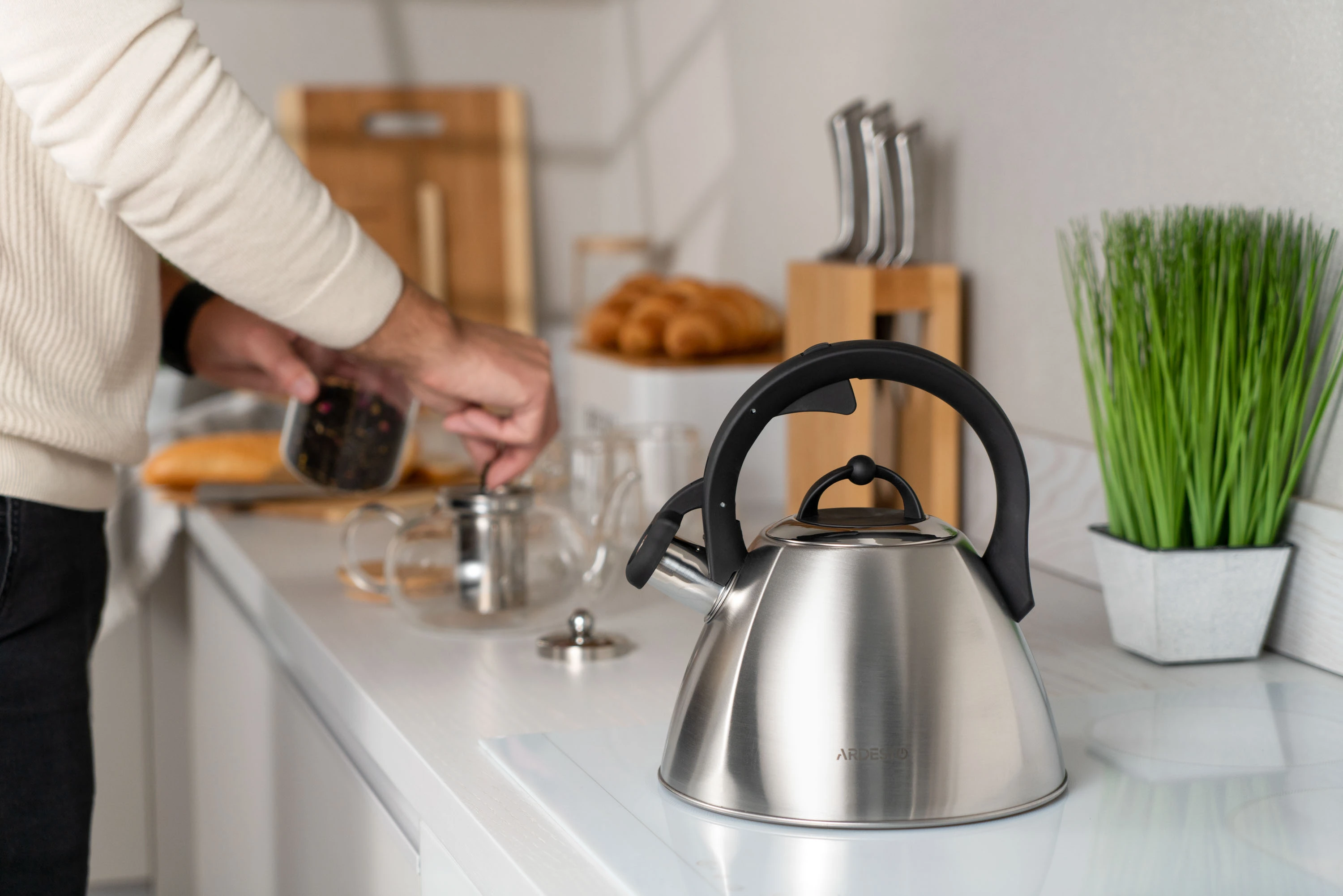 Чайник Ardesto Gemini, 2.5л, нержавіюча сталь - 6