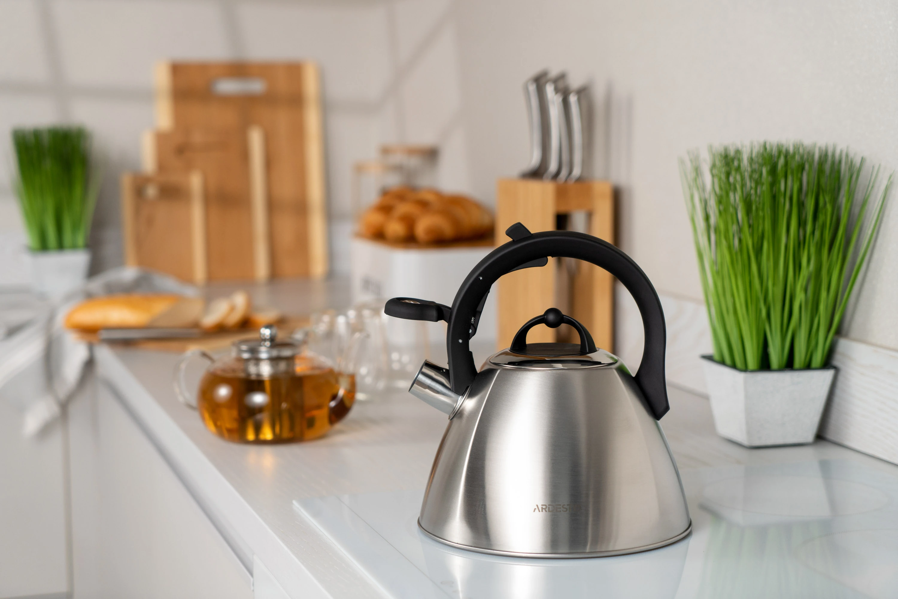 Чайник Ardesto Gemini, 2.5л, нержавіюча сталь - 8