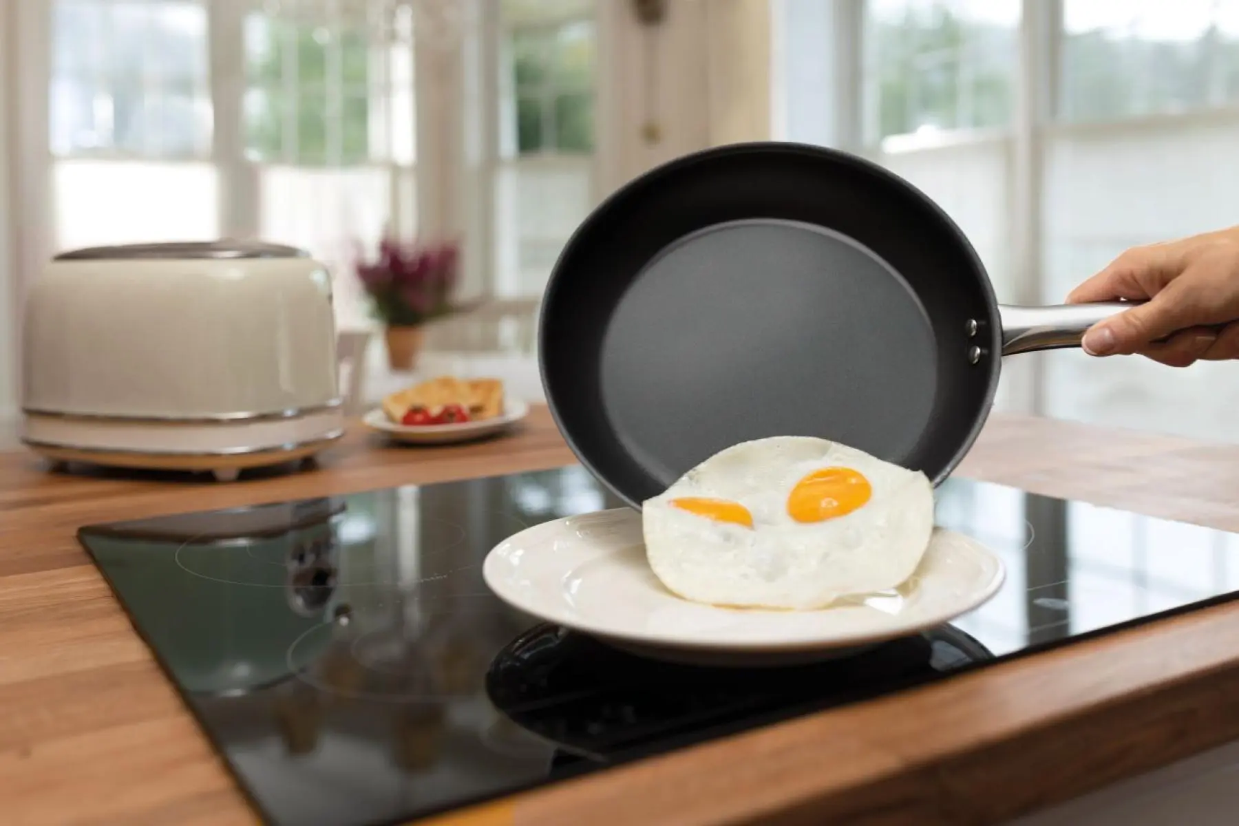 Сковорода Gorenje, 24см, антипригарне покриття, чорний - 5