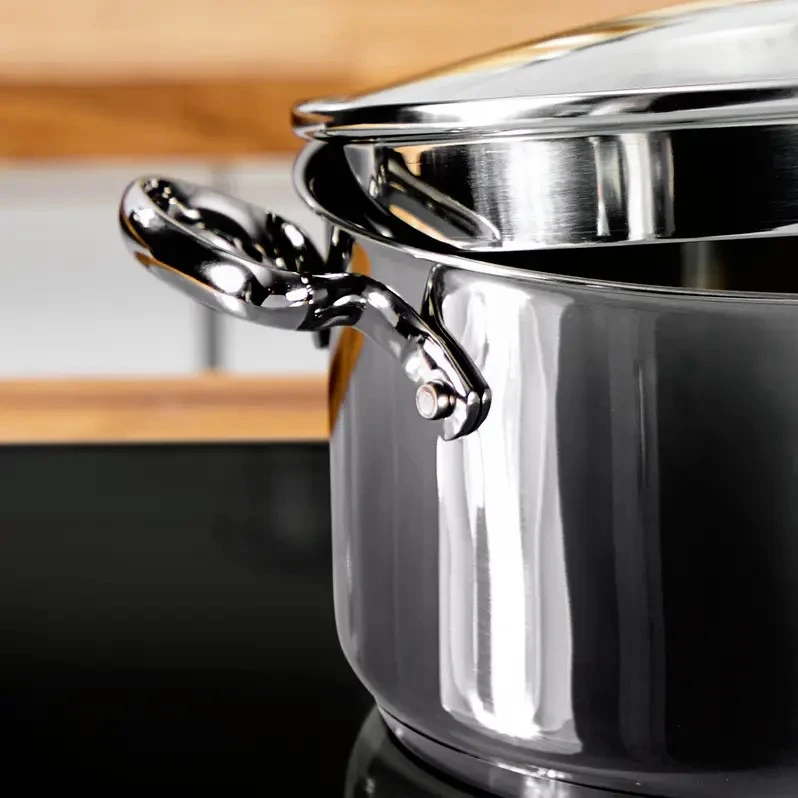 Набір посуду Tefal DUETTO+, 6предметів, нержавіюча сталь, скло - 10