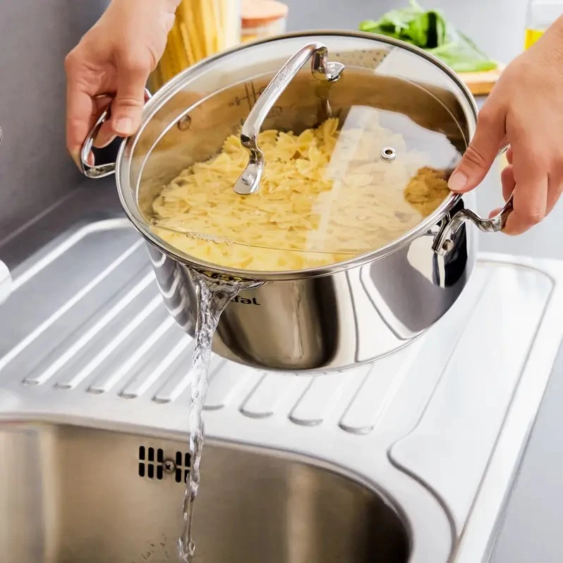 Набір посуду Tefal DUETTO+, 6предметів, нержавіюча сталь, скло - 9