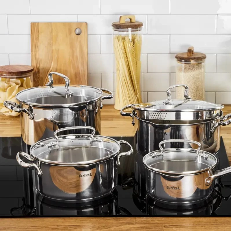 Набір посуду Tefal DUETTO+, 6предметів, нержавіюча сталь, скло - 11