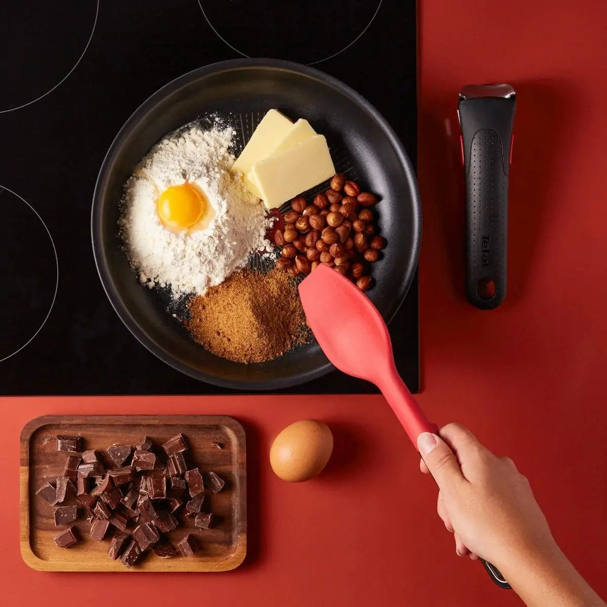 Набір посуду Tefal Ingenio Unlimited, змінна ручка, 13предметів, алюміній, бакеліт, пластик, силікон - 15