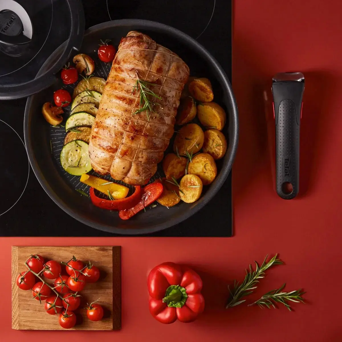 Набір посуду Tefal Ingenio Unlimited, змінна ручка, 13предметів, алюміній, бакеліт, пластик, силікон - 14