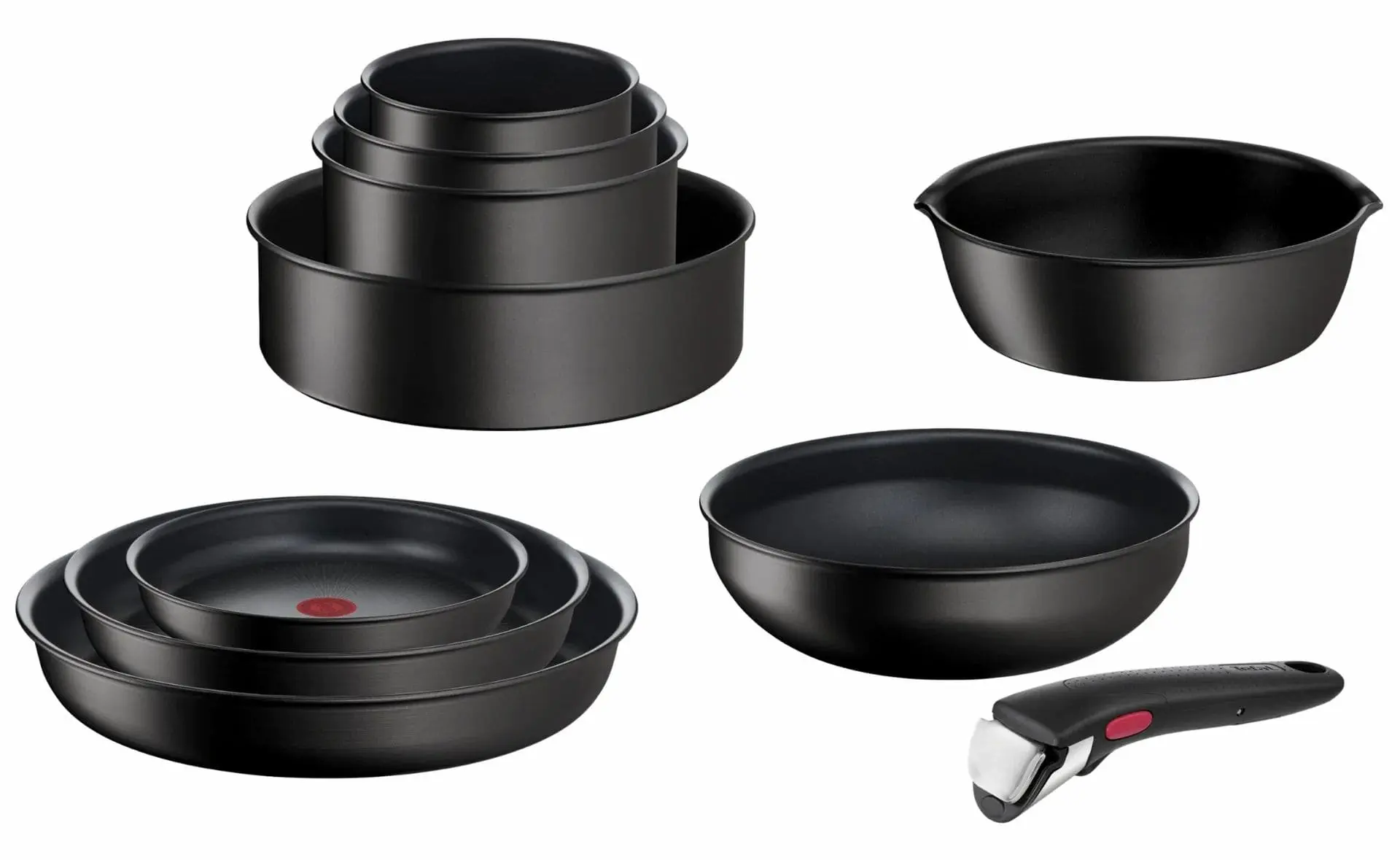 Набір посуду Tefal Ingenio Unlimited, змінна ручка, 13предметів, алюміній, бакеліт, пластик, силікон