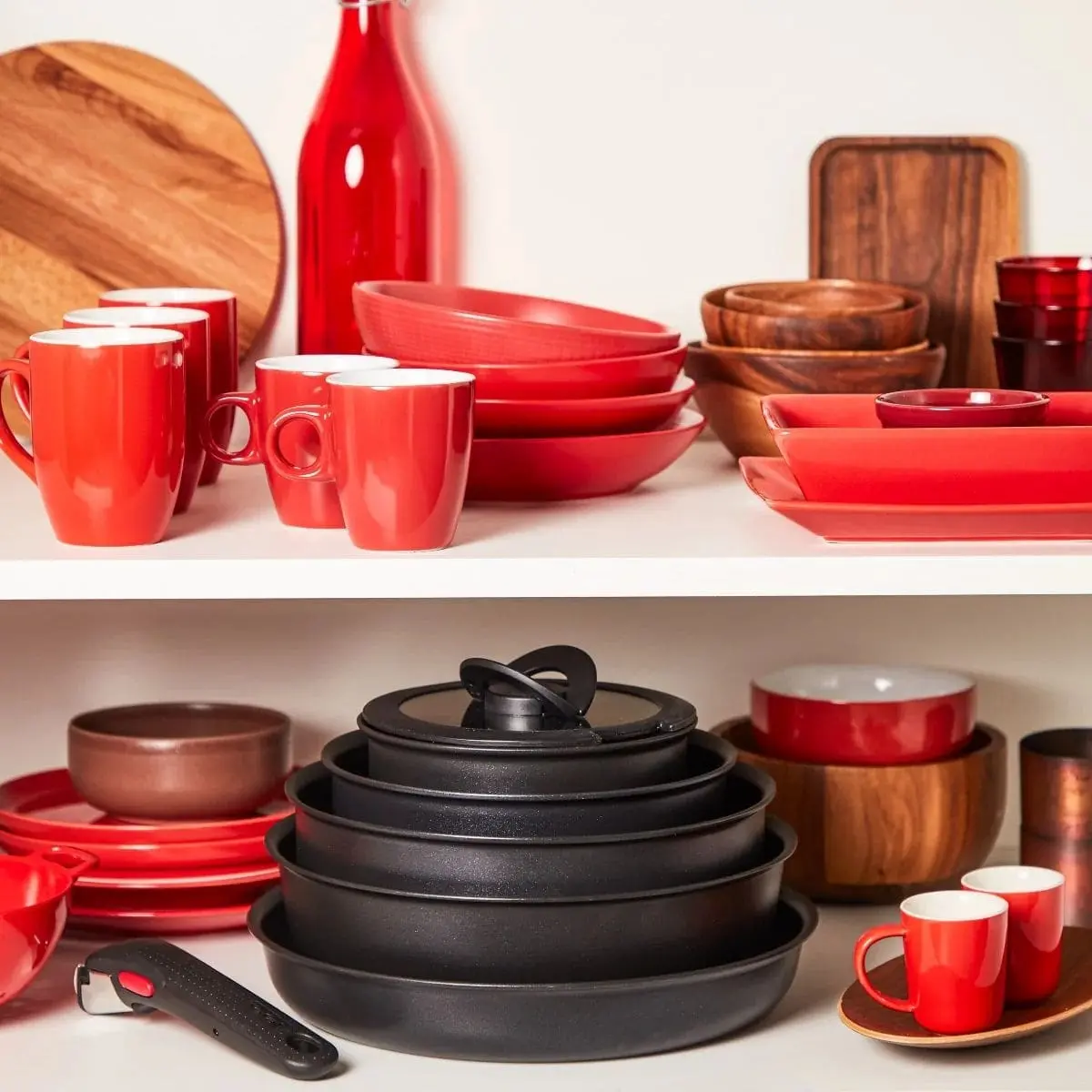 Набір посуду Tefal Ingenio Unlimited, змінна ручка, 13предметів, алюміній, бакеліт, пластик, силікон - 17