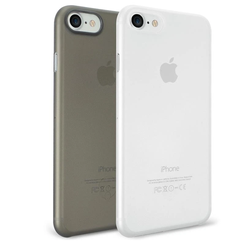 Комплект чохлів O!coat 0.3 Jelly 2 in 1 case for iPhone 7/8 Clear and Black