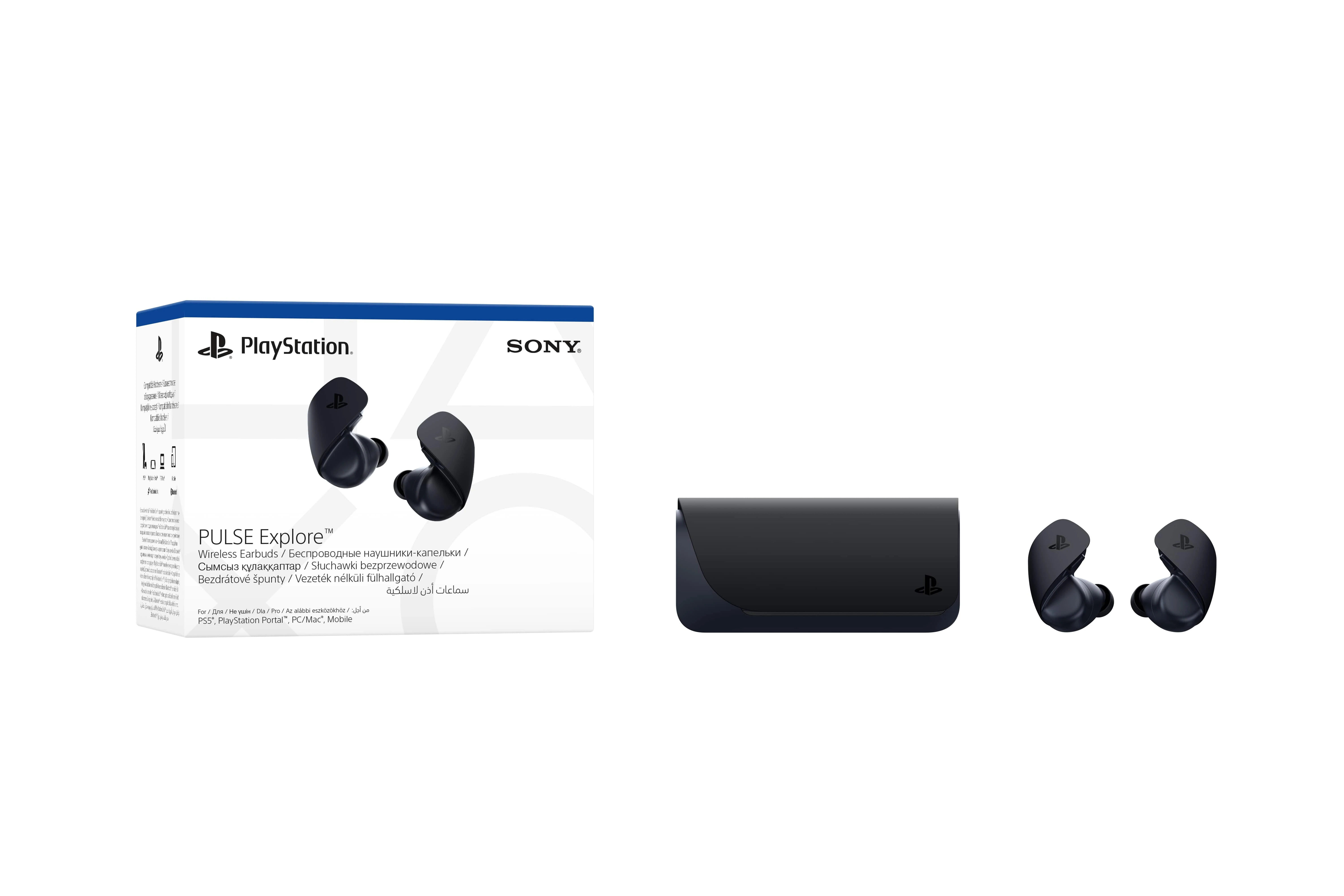 Гарнітура PlayStation PULSE Explore, WL, Midnight Black - 4