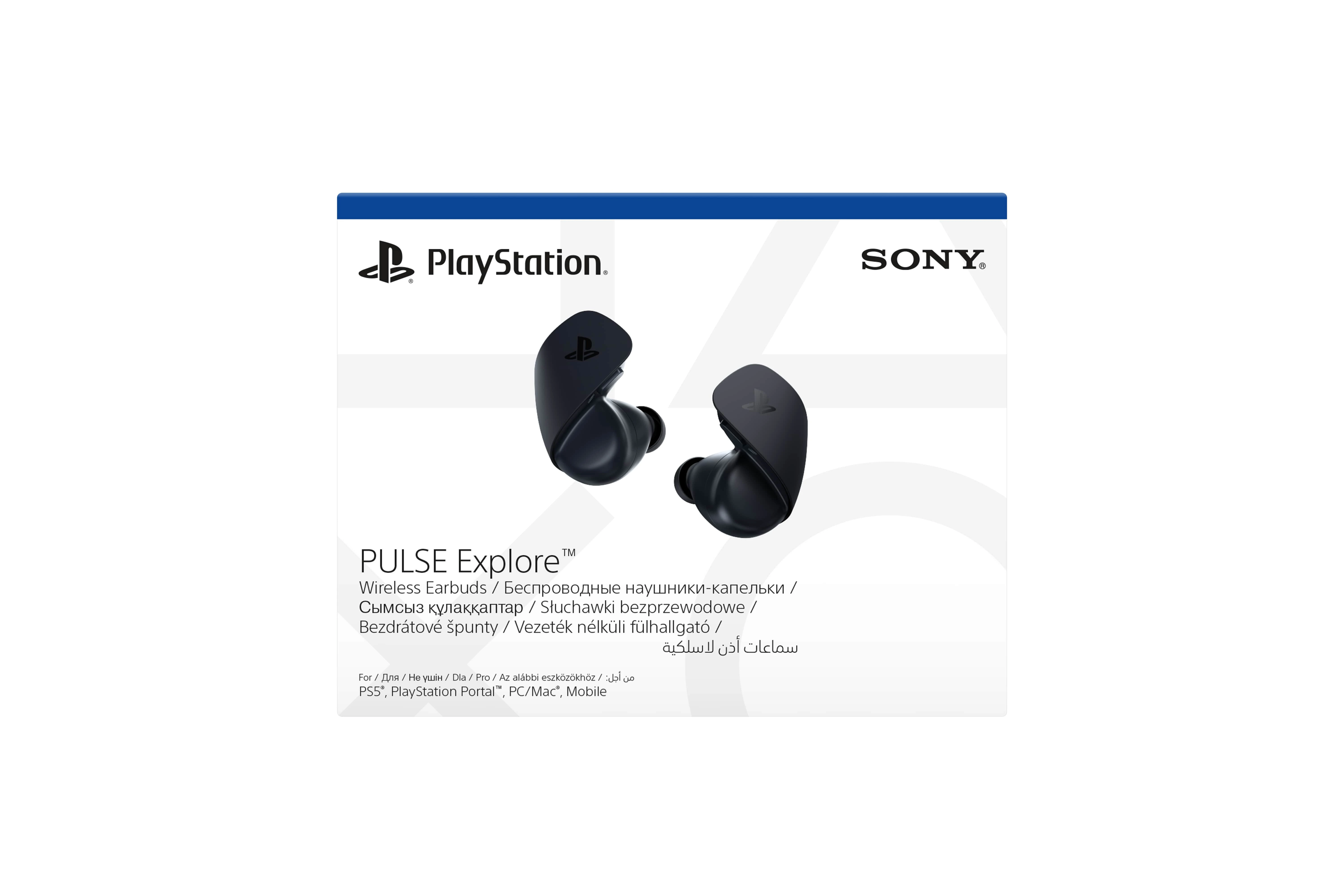 Гарнітура PlayStation PULSE Explore, WL, Midnight Black - 5